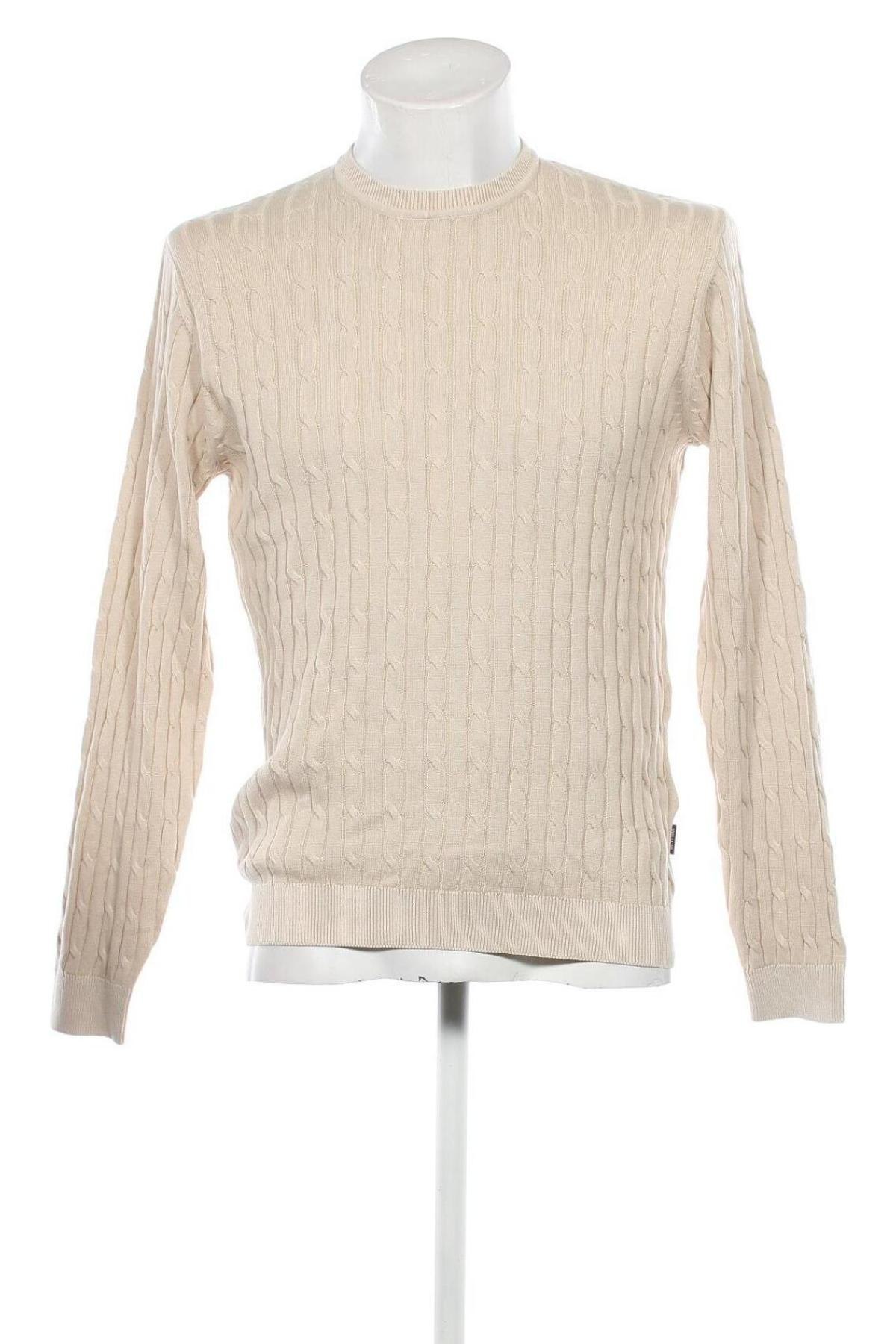 Ανδρικό πουλόβερ Only & Sons, Μέγεθος M, Χρώμα  Μπέζ, Τιμή 9,48 €