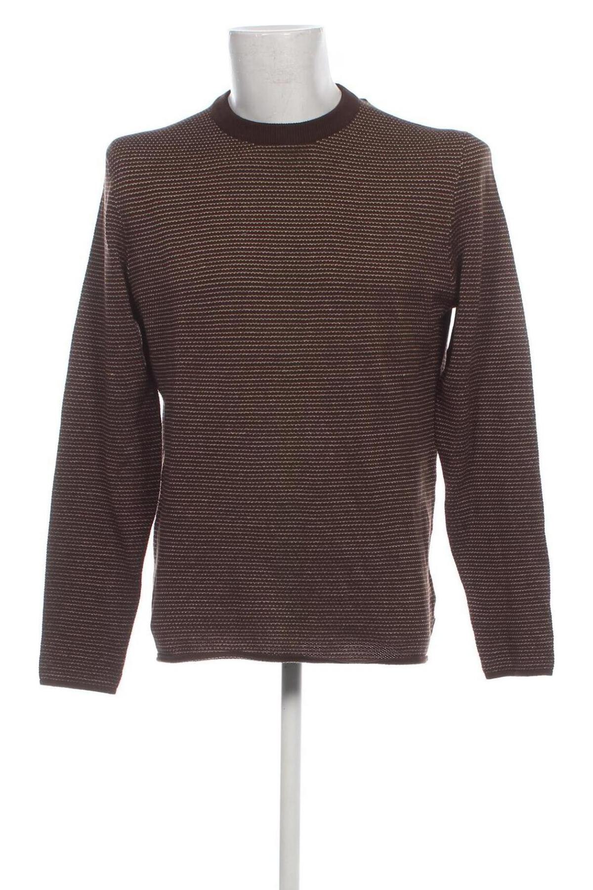 Ανδρικό πουλόβερ Only & Sons, Μέγεθος L, Χρώμα Καφέ, Τιμή 9,48 €