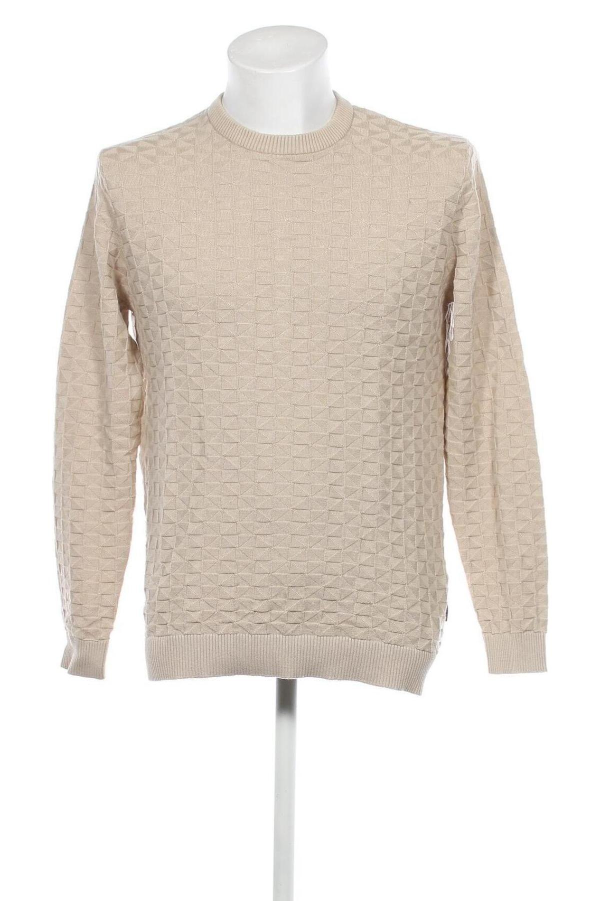 Herrenpullover Only & Sons, Größe L, Farbe Beige, Preis € 9,72