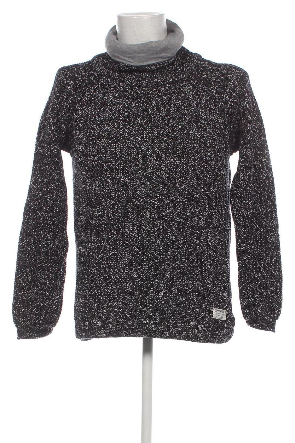 Мъжки пуловер Originals By Jack & Jones, Размер L, Цвят Син, Цена 17,34 лв.