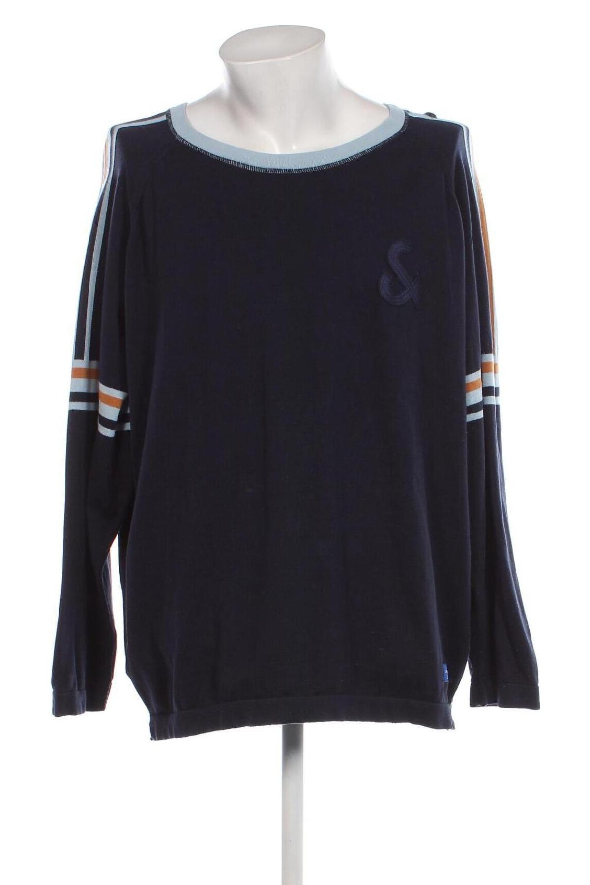 Ανδρικό πουλόβερ Originals By Jack & Jones, Μέγεθος 5XL, Χρώμα Μπλέ, Τιμή 17,44 €
