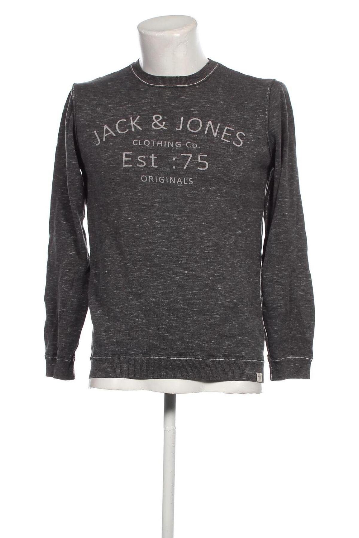 Herrenpullover Originals By Jack & Jones, Größe M, Farbe Grau, Preis € 23,66