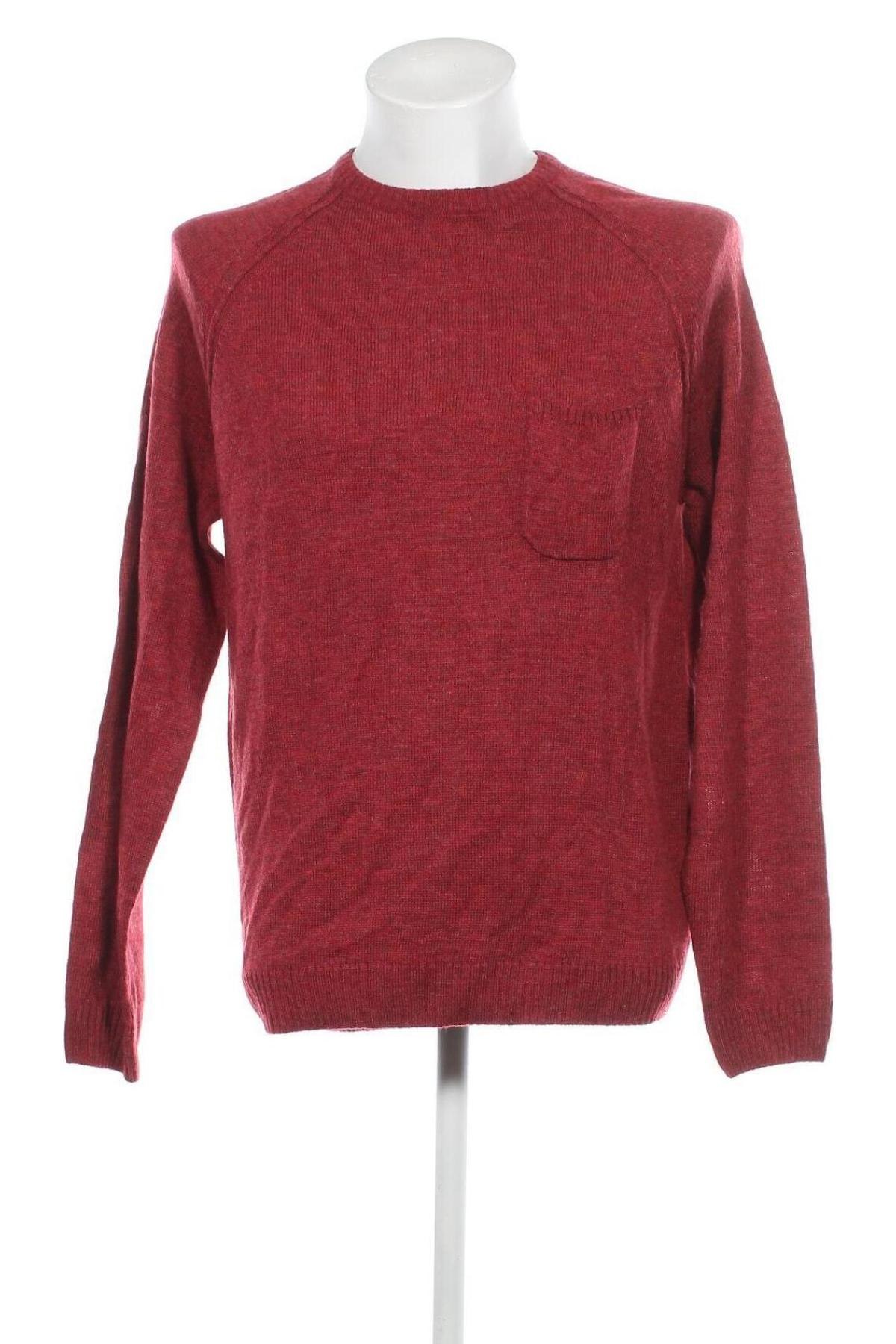 Мъжки пуловер Oviesse, Размер XXL, Цвят Червен, Цена 21,62 лв.