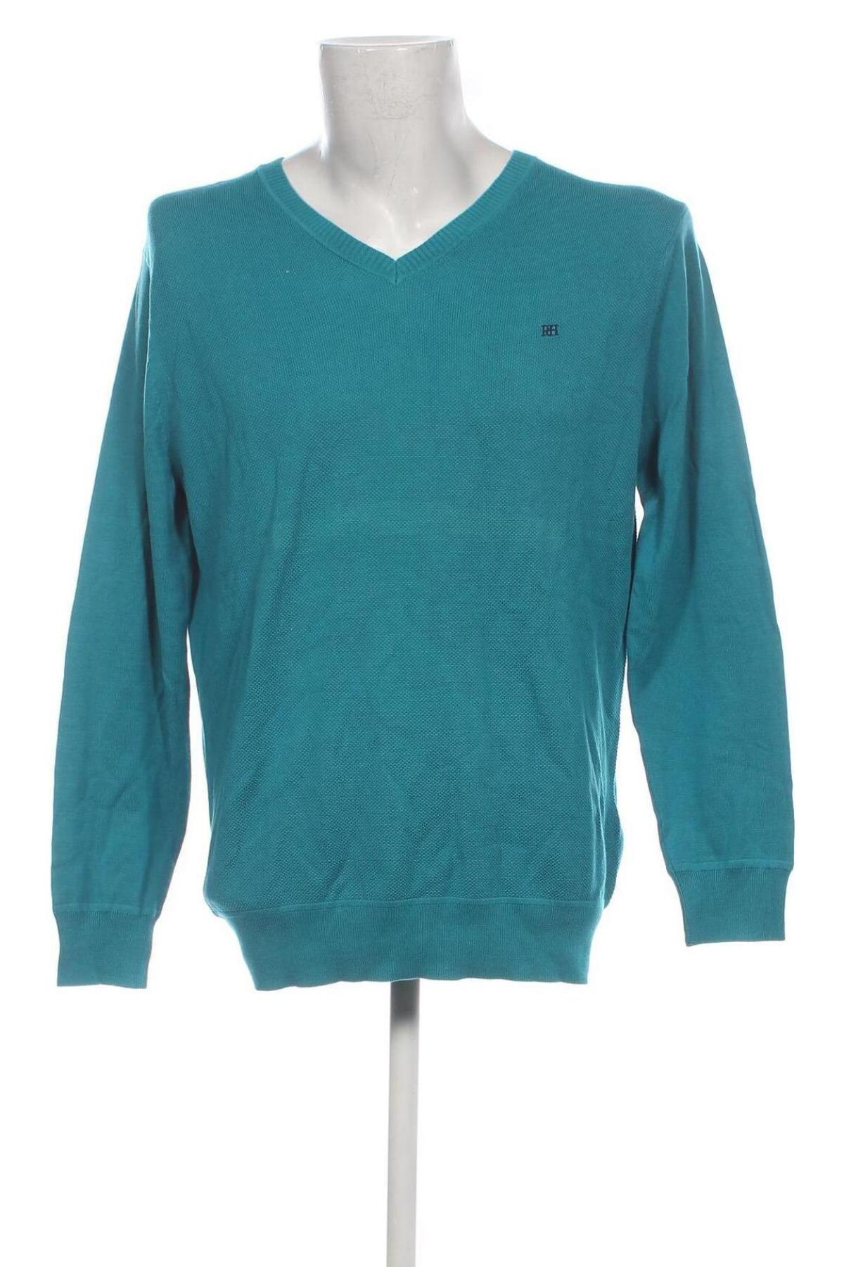Мъжки пуловер Pedro Del Hierro, Размер XL, Цвят Син, Цена 46,20 лв.