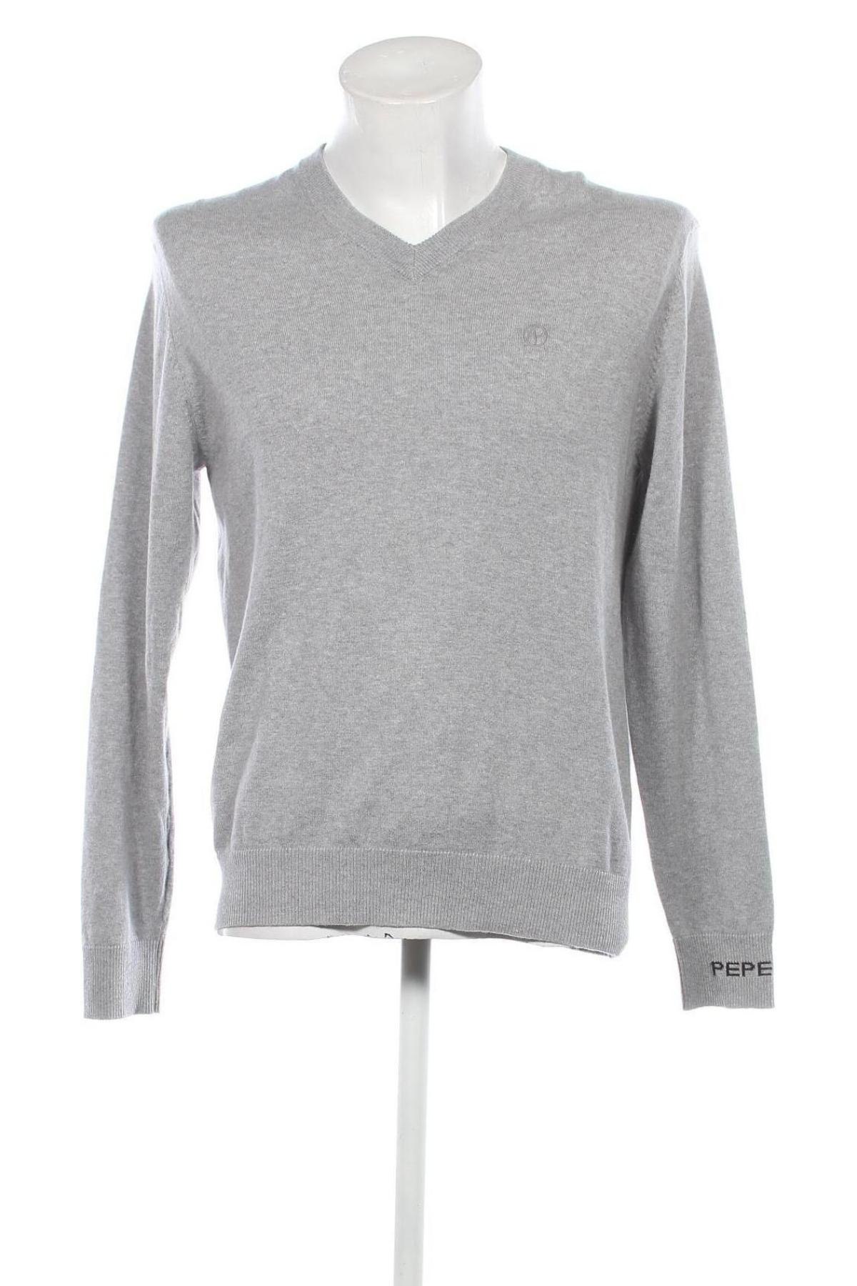 Herrenpullover Pepe Jeans, Größe M, Farbe Grau, Preis 23,81 €