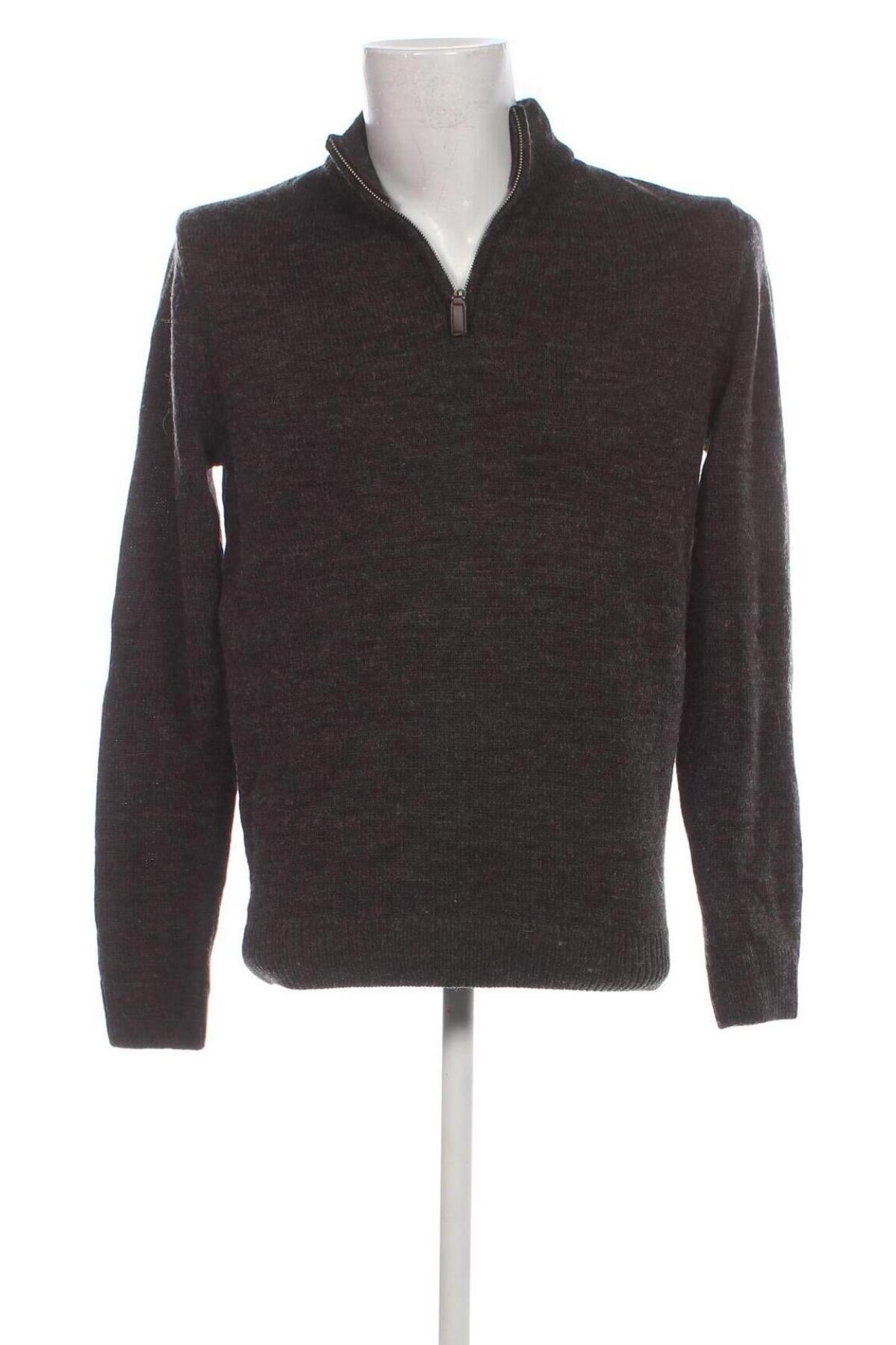 Мъжки пуловер Pier One, Размер L, Цвят Сив, Цена 15,66 лв.