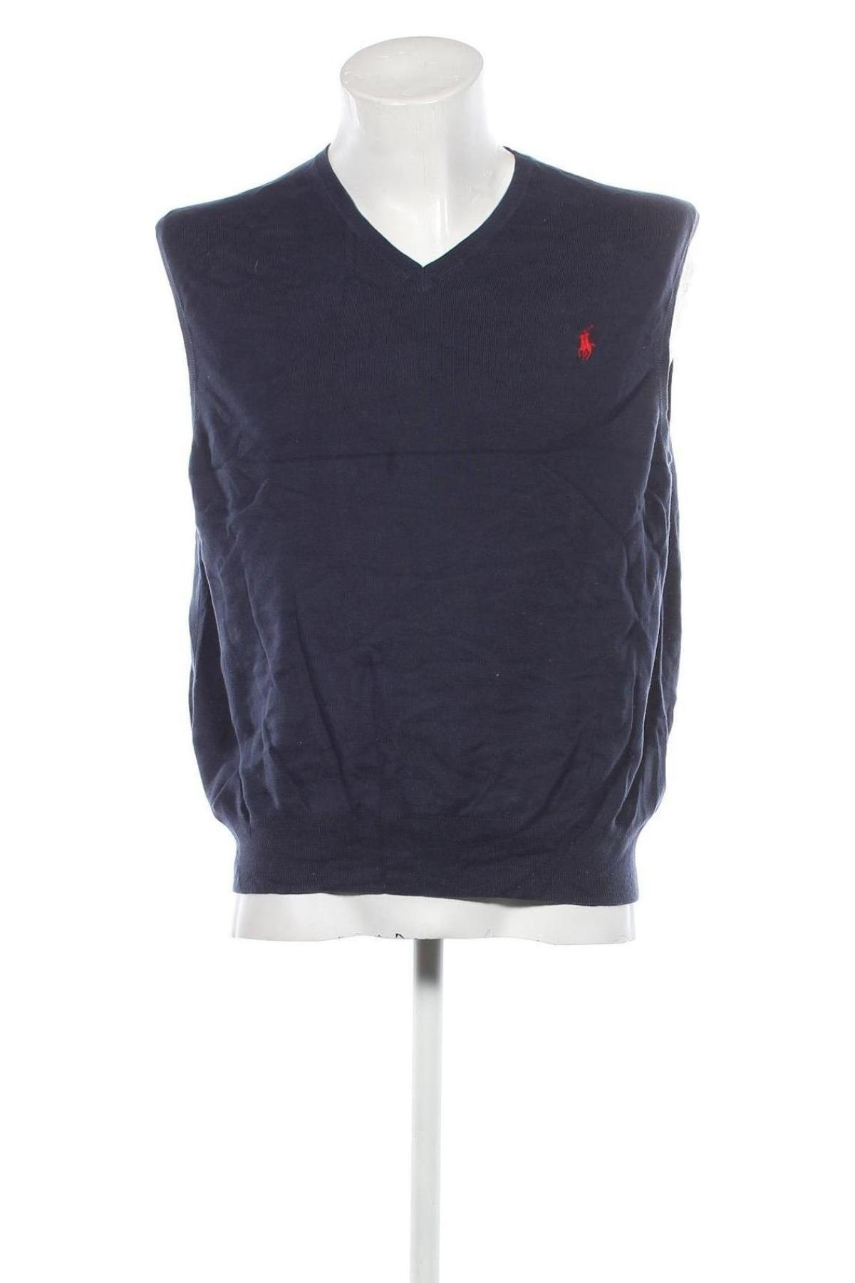 Męski sweter Polo By Ralph Lauren, Rozmiar XL, Kolor Niebieski, Cena 262,92 zł