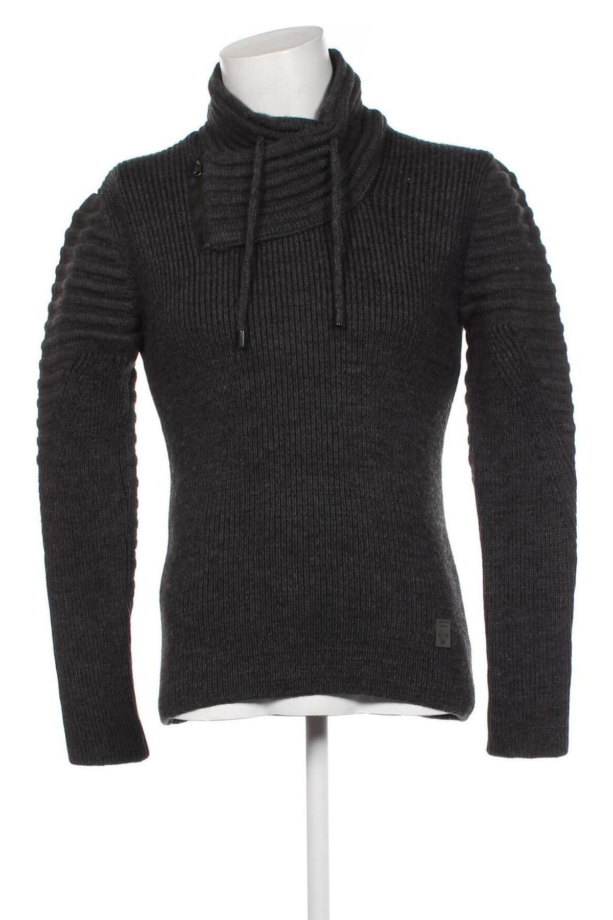 Мъжки пуловер Poolman, Размер L, Цвят Сив, Цена 17,34 лв.