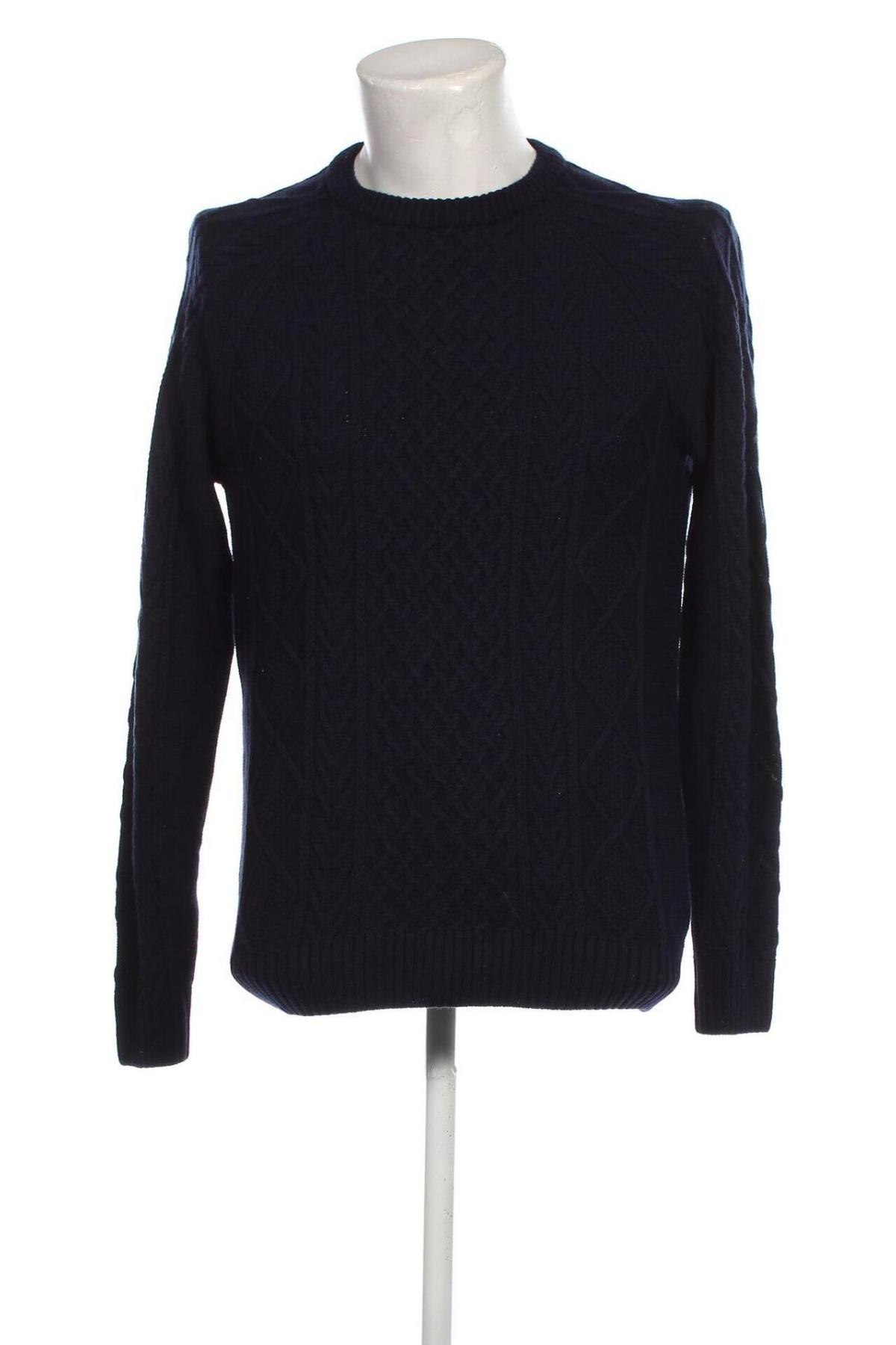 Мъжки пуловер Primark, Размер M, Цвят Син, Цена 24,84 лв.