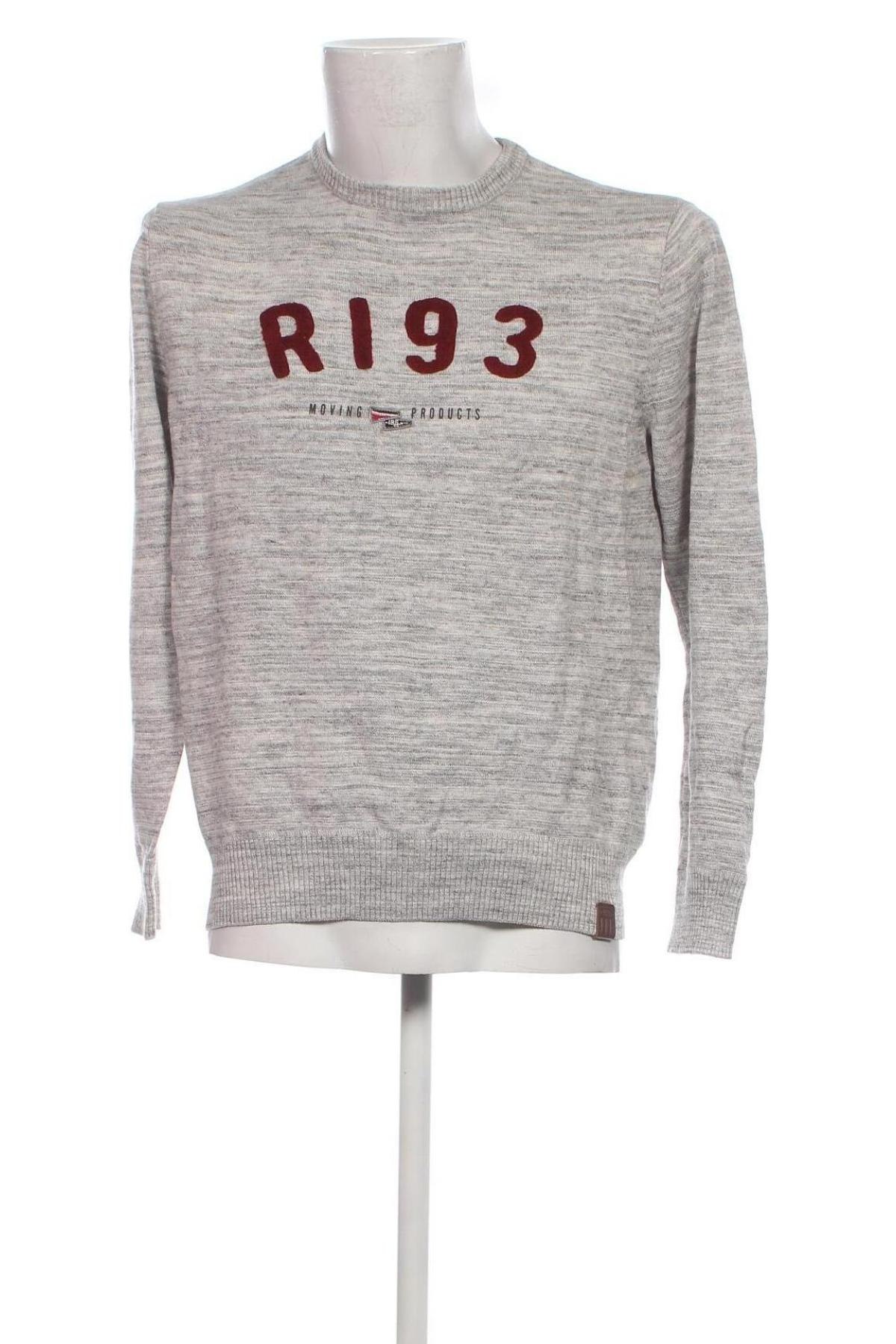 Ανδρικό πουλόβερ Rhode Island, Μέγεθος M, Χρώμα Γκρί, Τιμή 7,53 €