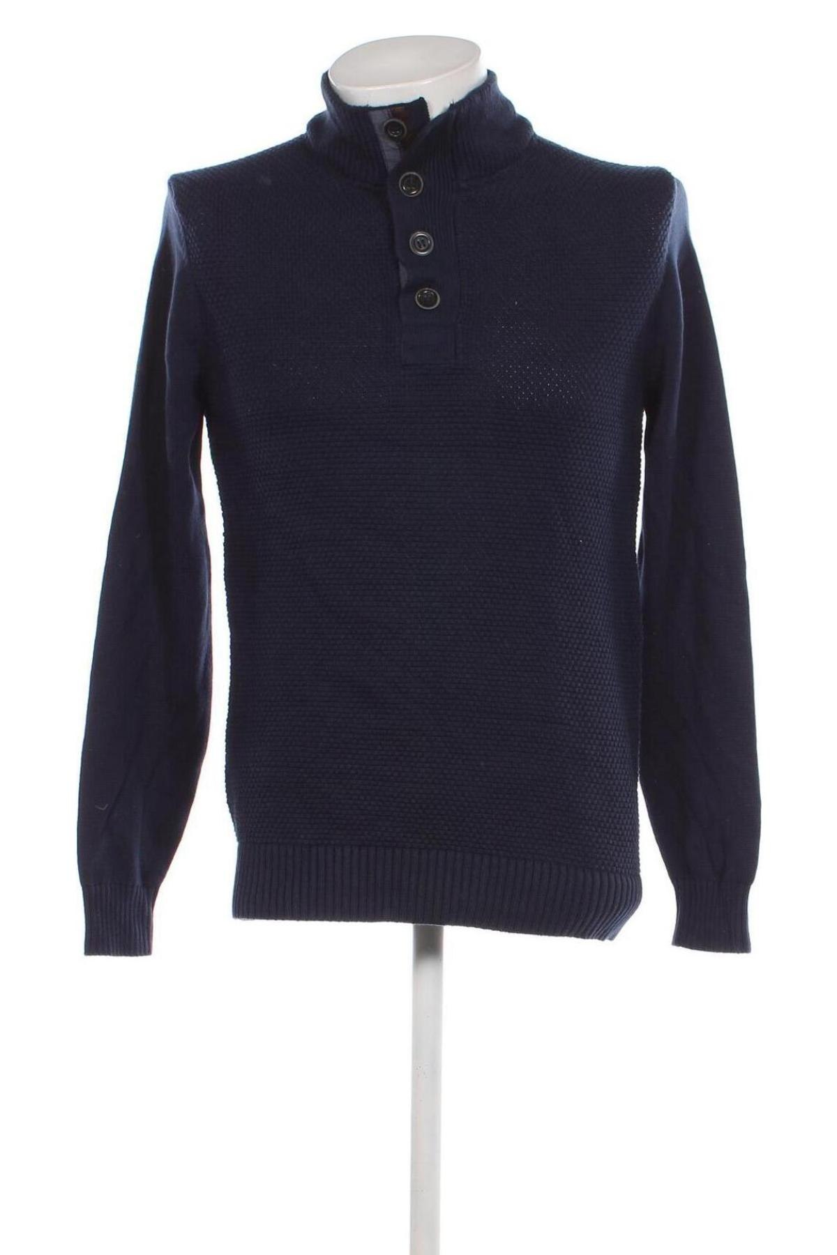 Ανδρικό πουλόβερ S.Oliver, Μέγεθος M, Χρώμα Μπλέ, Τιμή 5,89 €