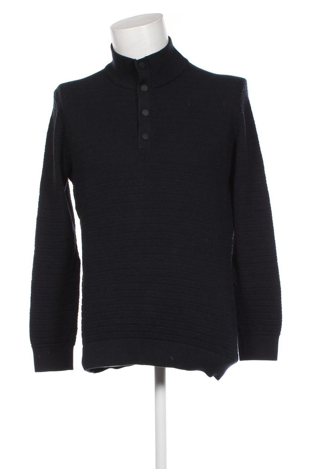 Ανδρικό πουλόβερ S.Oliver, Μέγεθος L, Χρώμα Μπλέ, Τιμή 12,70 €