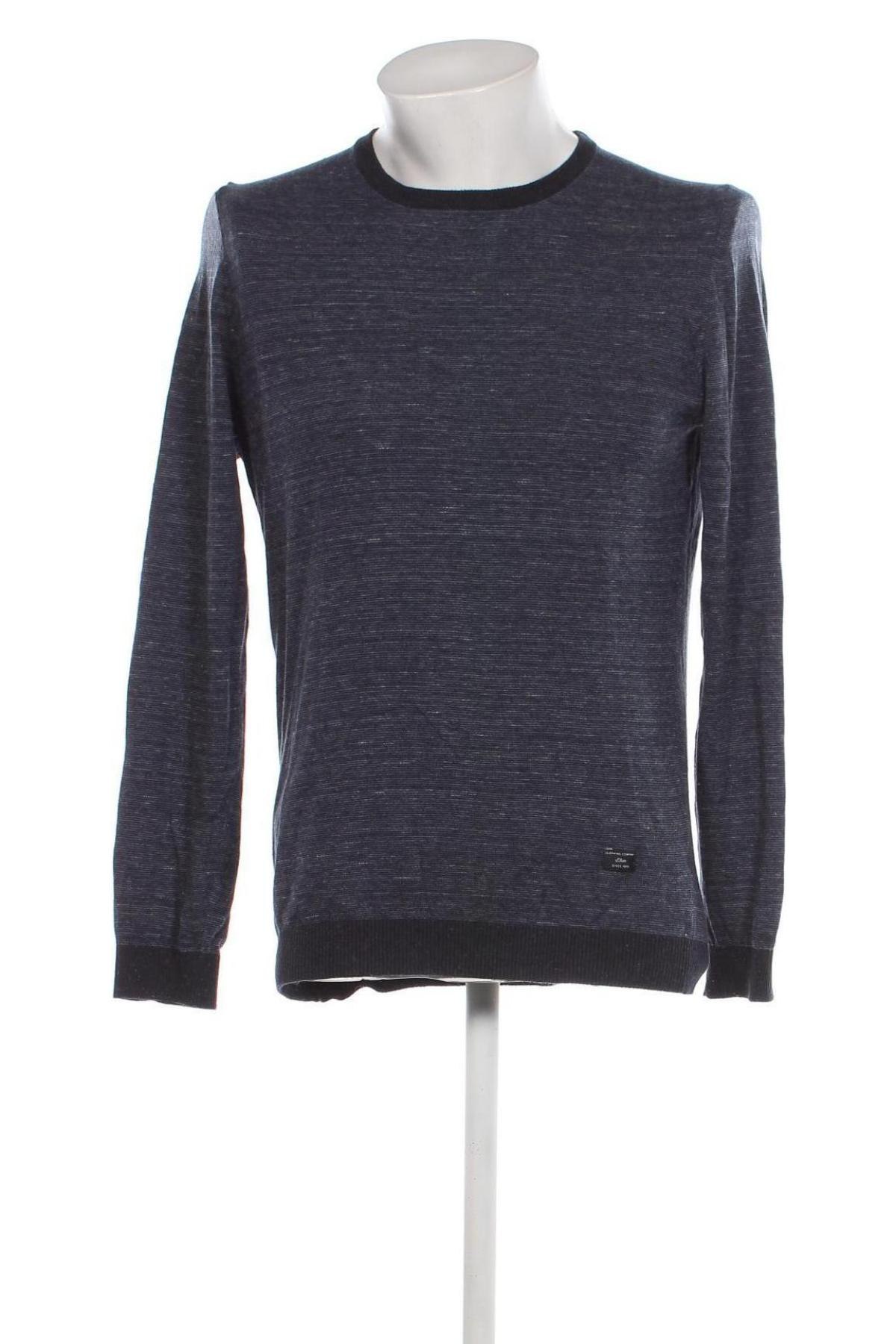 Мъжки пуловер S.Oliver, Размер M, Цвят Син, Цена 15,30 лв.