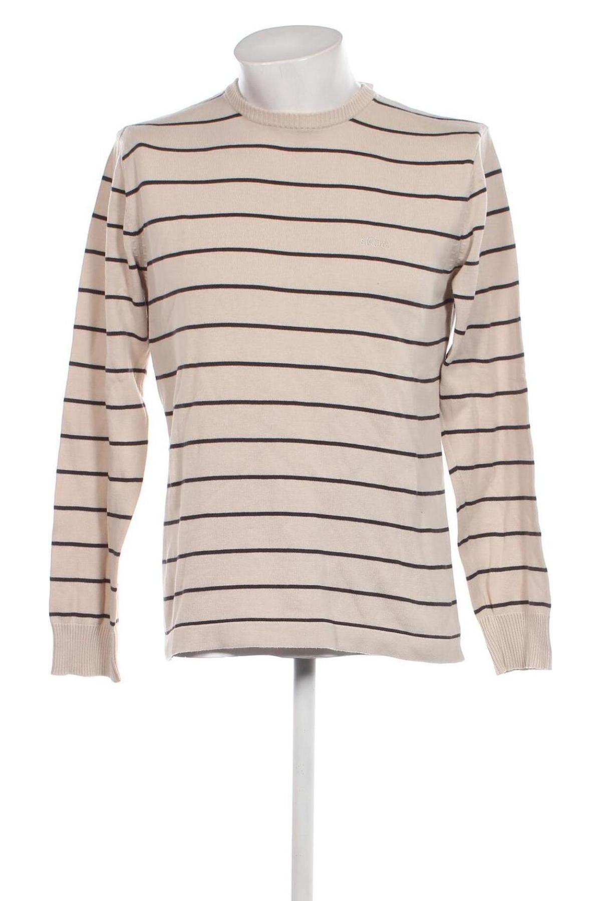 Ανδρικό πουλόβερ S.Oliver, Μέγεθος L, Χρώμα  Μπέζ, Τιμή 9,18 €