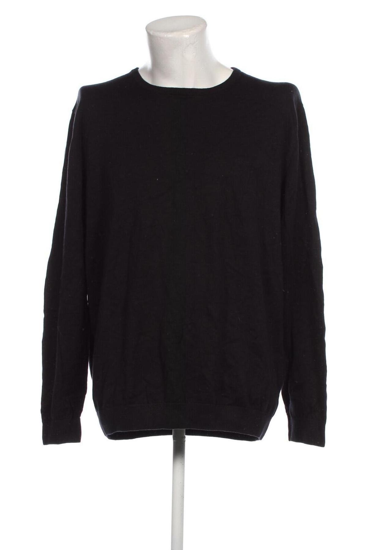 Мъжки пуловер S.Oliver, Размер XXL, Цвят Черен, Цена 34,00 лв.