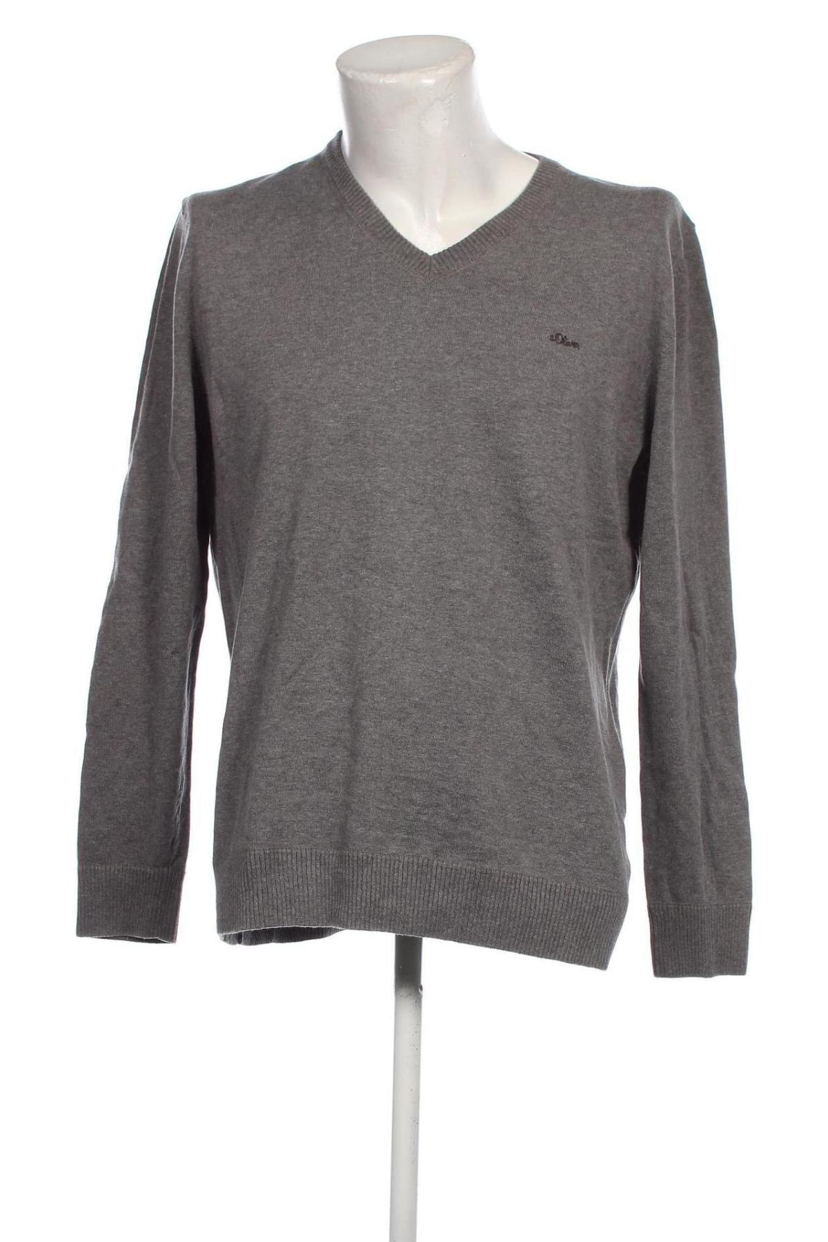 Ανδρικό πουλόβερ S.Oliver, Μέγεθος XL, Χρώμα Γκρί, Τιμή 21,03 €