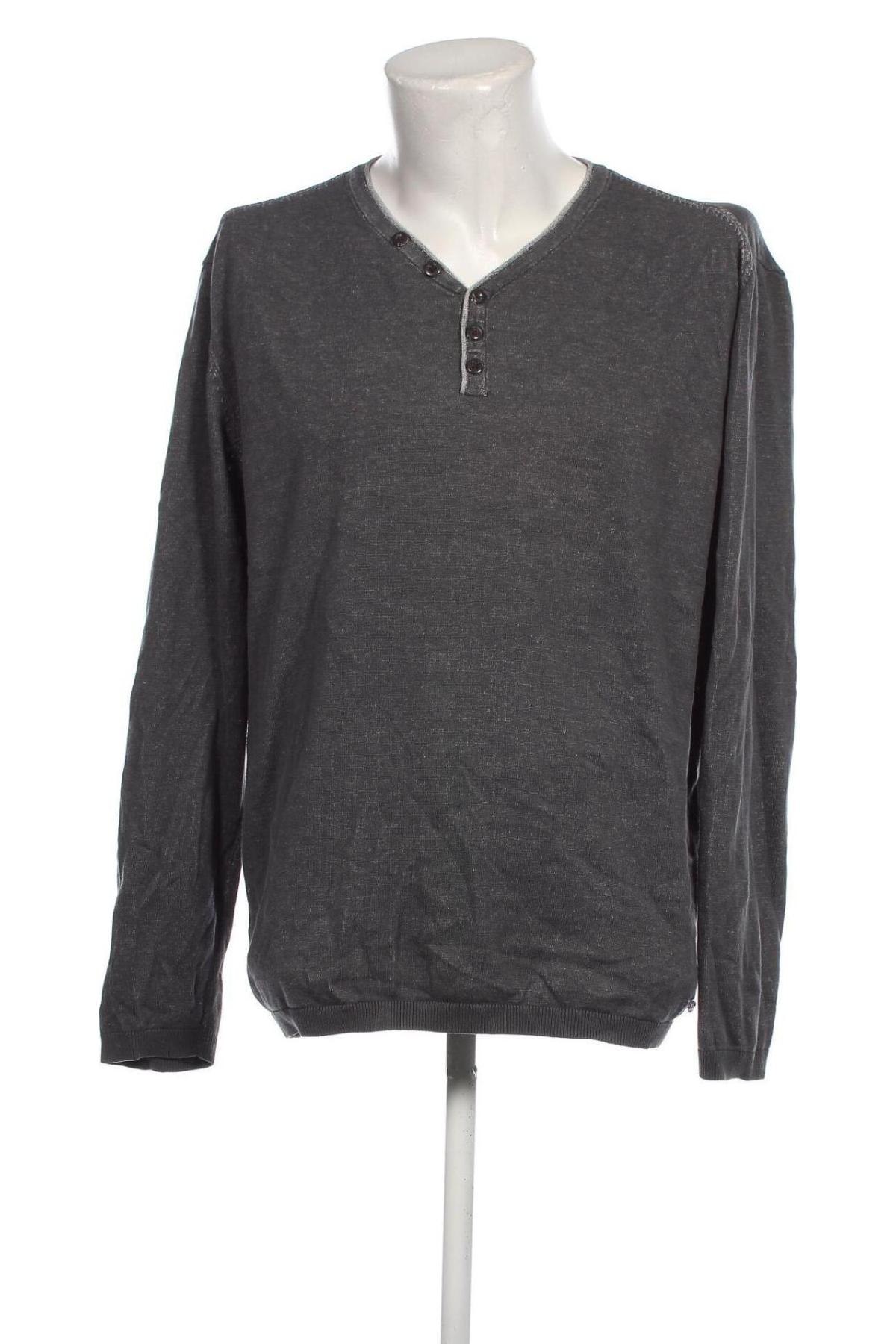 Мъжки пуловер S.Oliver, Размер XXL, Цвят Сив, Цена 15,30 лв.