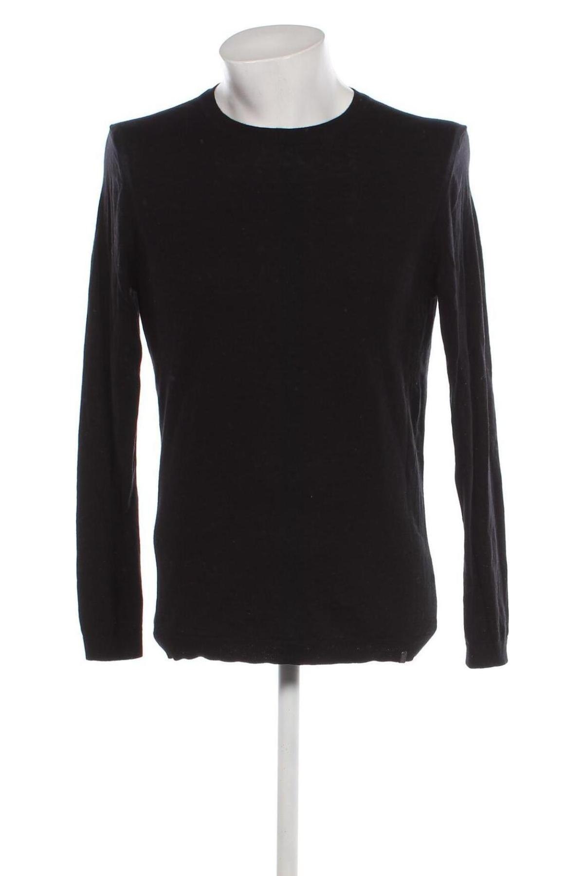 Мъжки пуловер S.Oliver Black Label, Размер M, Цвят Черен, Цена 40,30 лв.