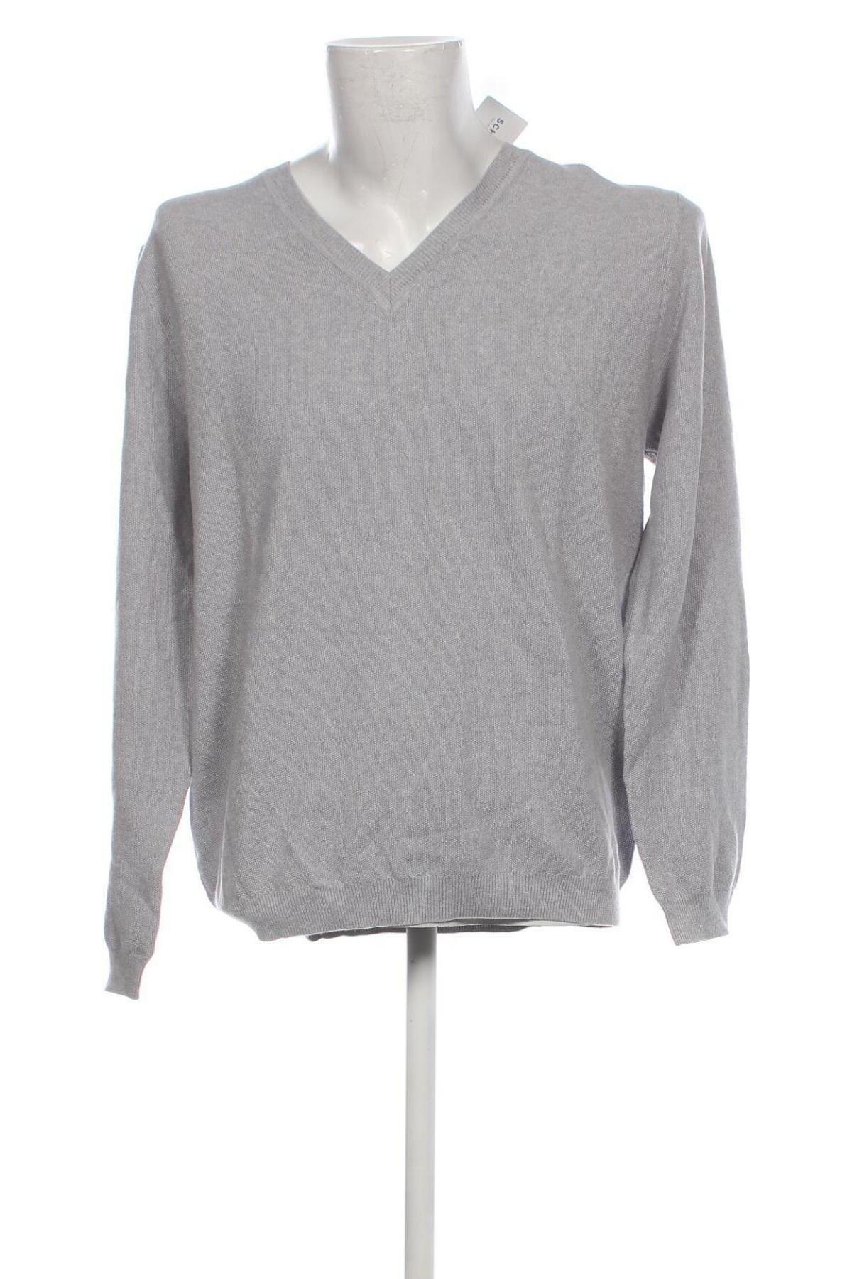 Ανδρικό πουλόβερ Schiesser, Μέγεθος XL, Χρώμα Γκρί, Τιμή 13,10 €