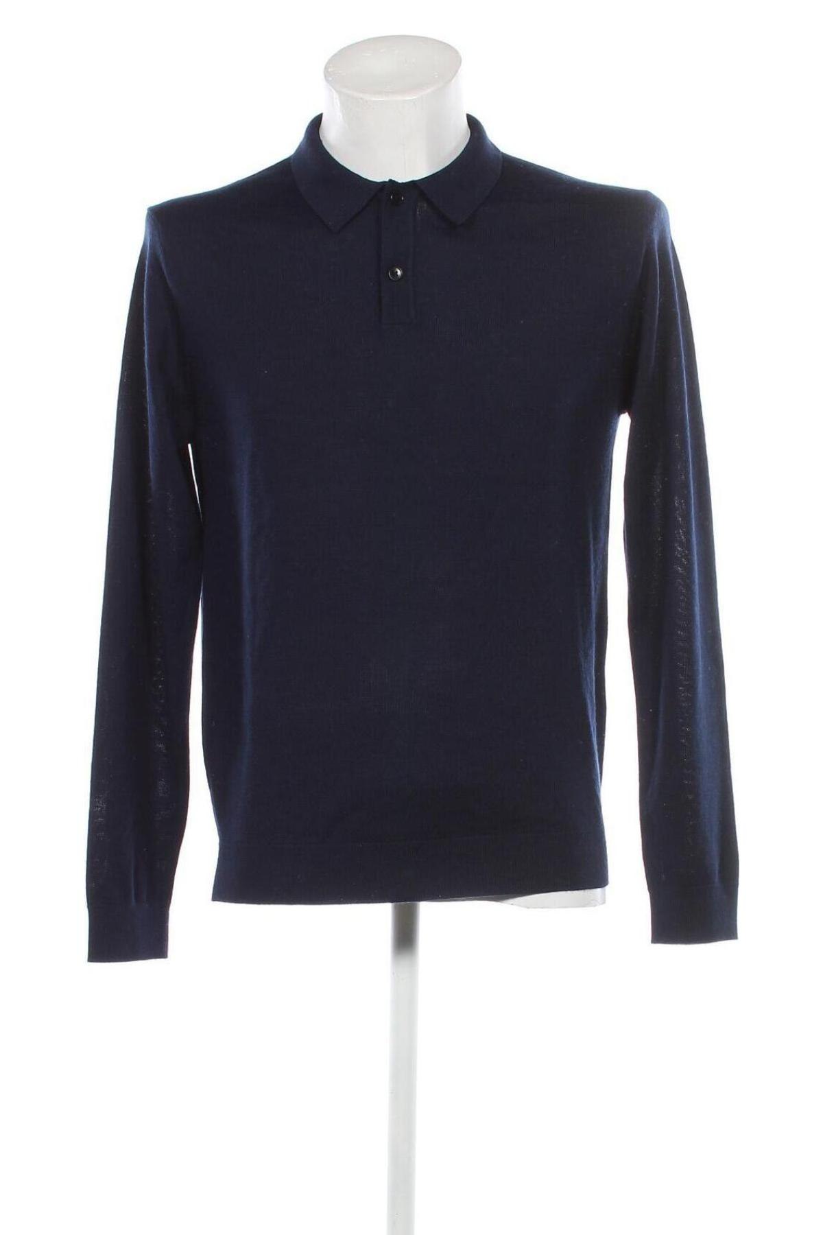 Мъжки пуловер Selected Homme, Размер M, Цвят Син, Цена 38,50 лв.