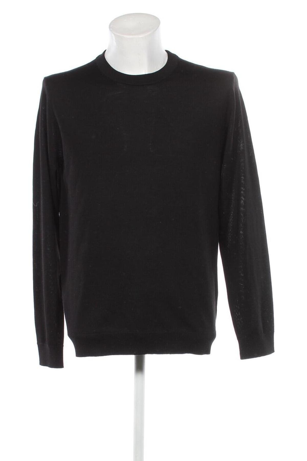 Мъжки пуловер Selected Homme, Размер L, Цвят Черен, Цена 38,50 лв.