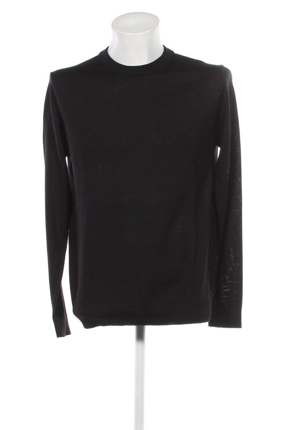 Мъжки пуловер Selected Homme, Размер L, Цвят Черен, Цена 15,40 лв.