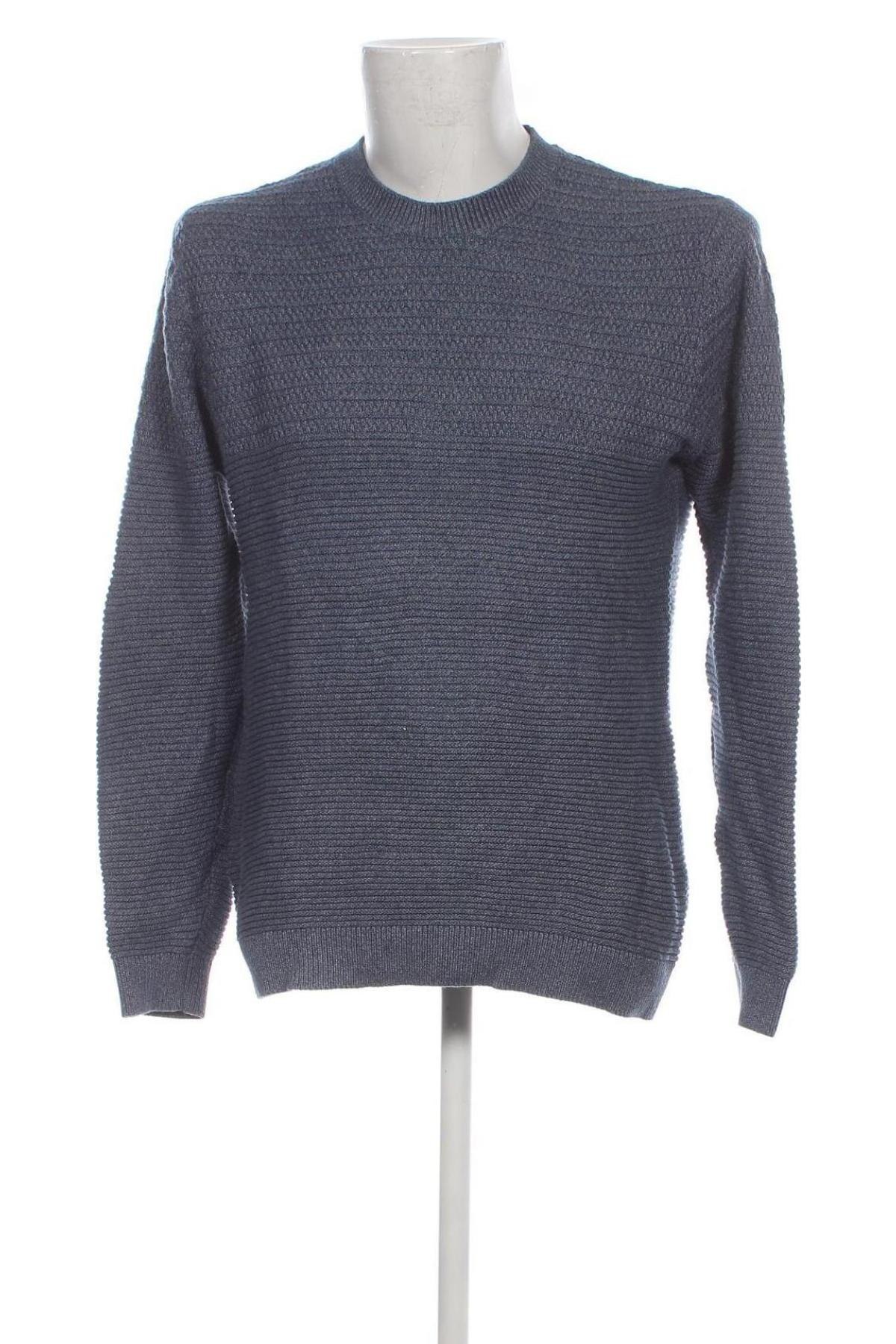 Ανδρικό πουλόβερ Selected Homme, Μέγεθος L, Χρώμα Μπλέ, Τιμή 10,52 €