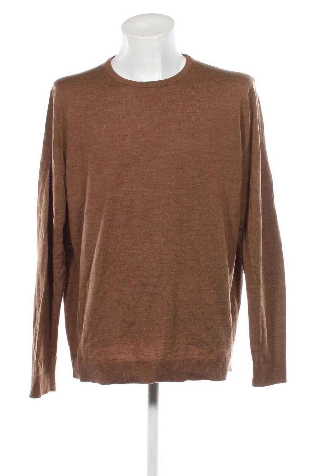 Мъжки пуловер Selected Homme, Размер XXL, Цвят Бежов, Цена 11,90 лв.