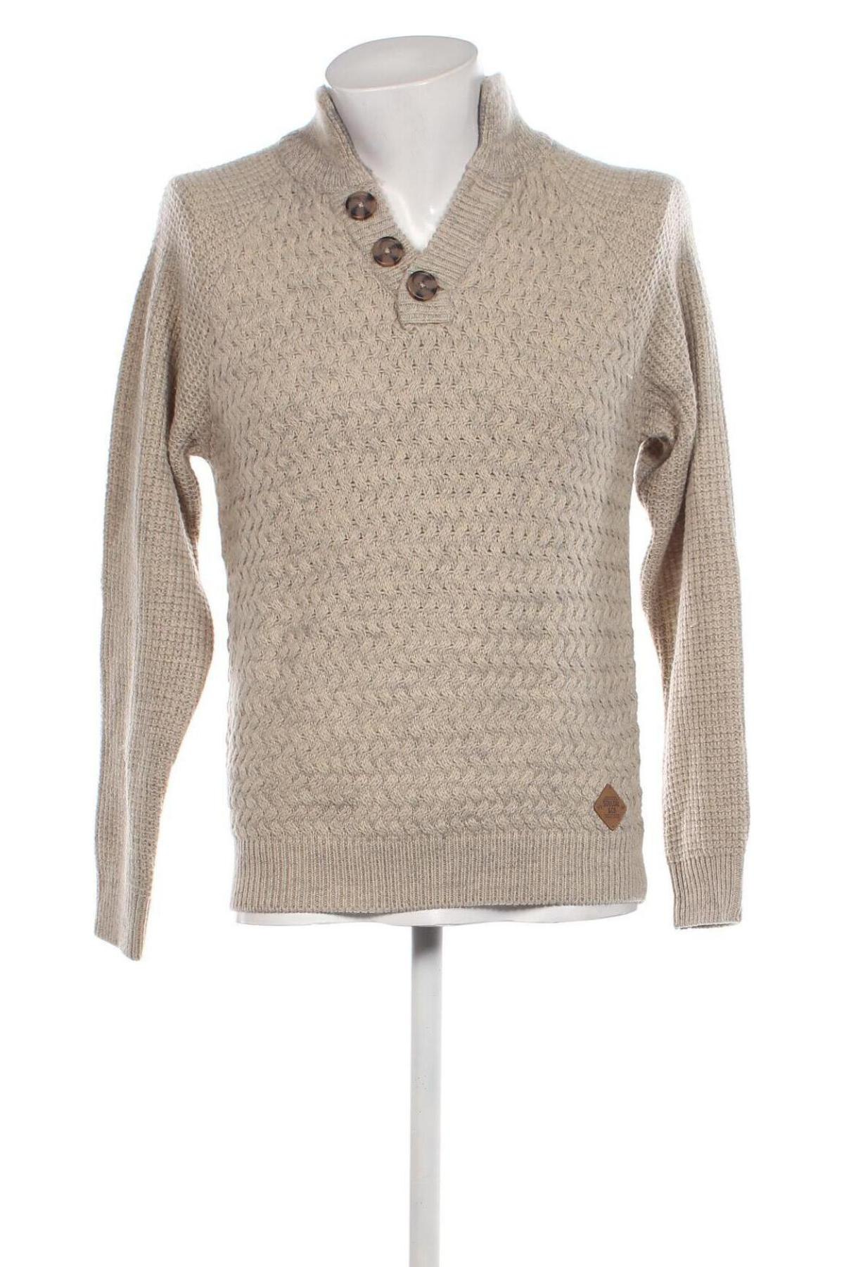 Herrenpullover Soulcal & Co, Größe S, Farbe Grau, Preis 7,56 €