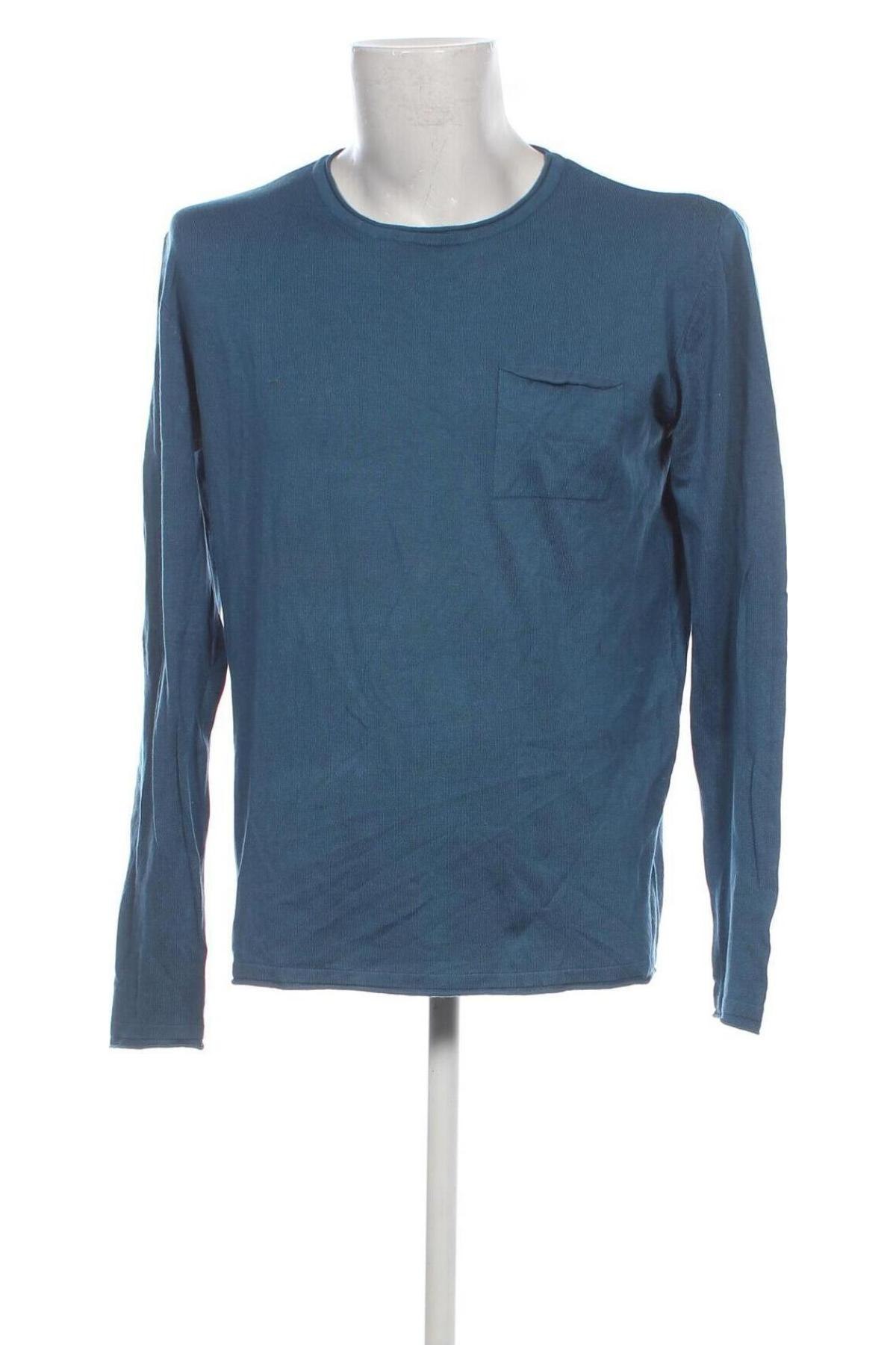 Мъжки пуловер Steffen Schraut, Размер L, Цвят Син, Цена 43,20 лв.