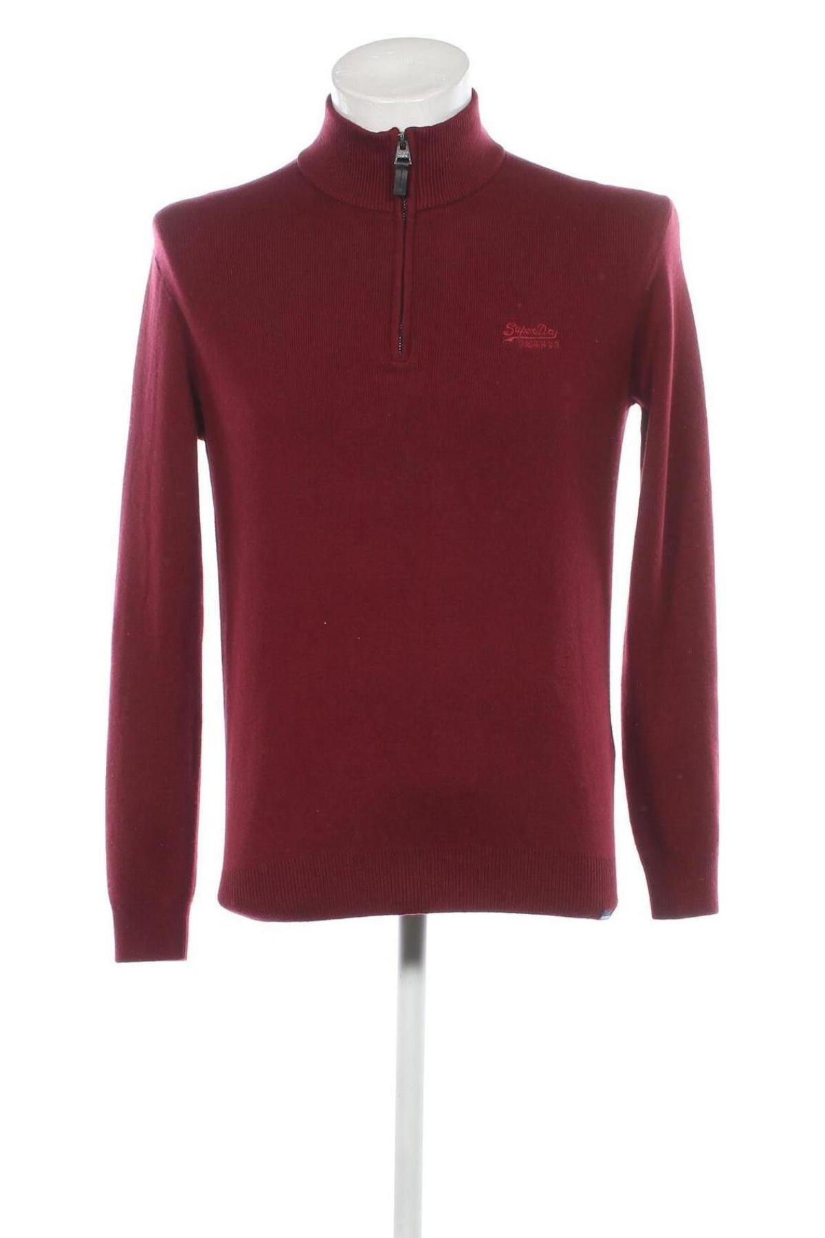 Ανδρικό πουλόβερ Superdry, Μέγεθος S, Χρώμα Κόκκινο, Τιμή 54,64 €