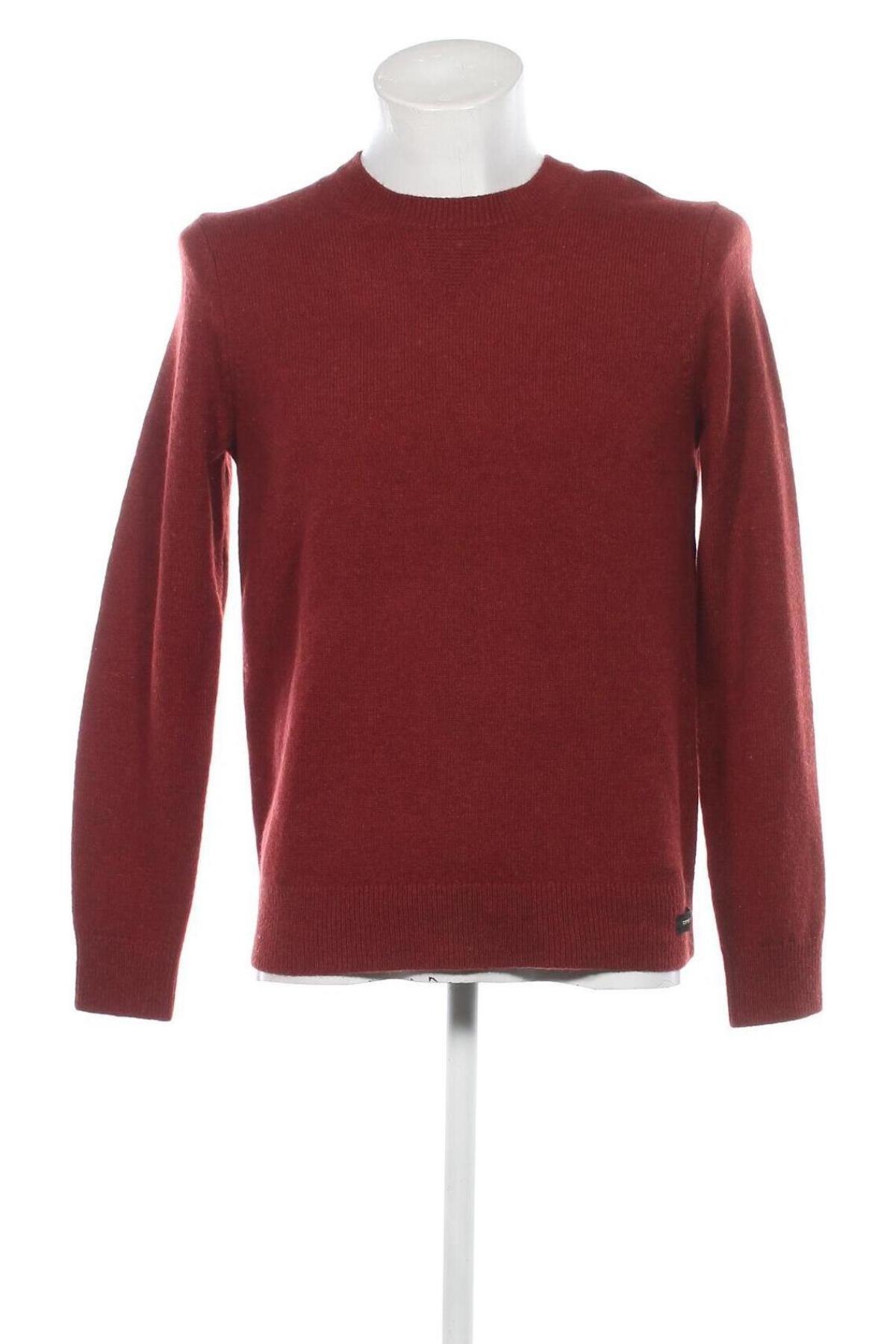 Мъжки пуловер Superdry, Размер M, Цвят Червен, Цена 42,40 лв.
