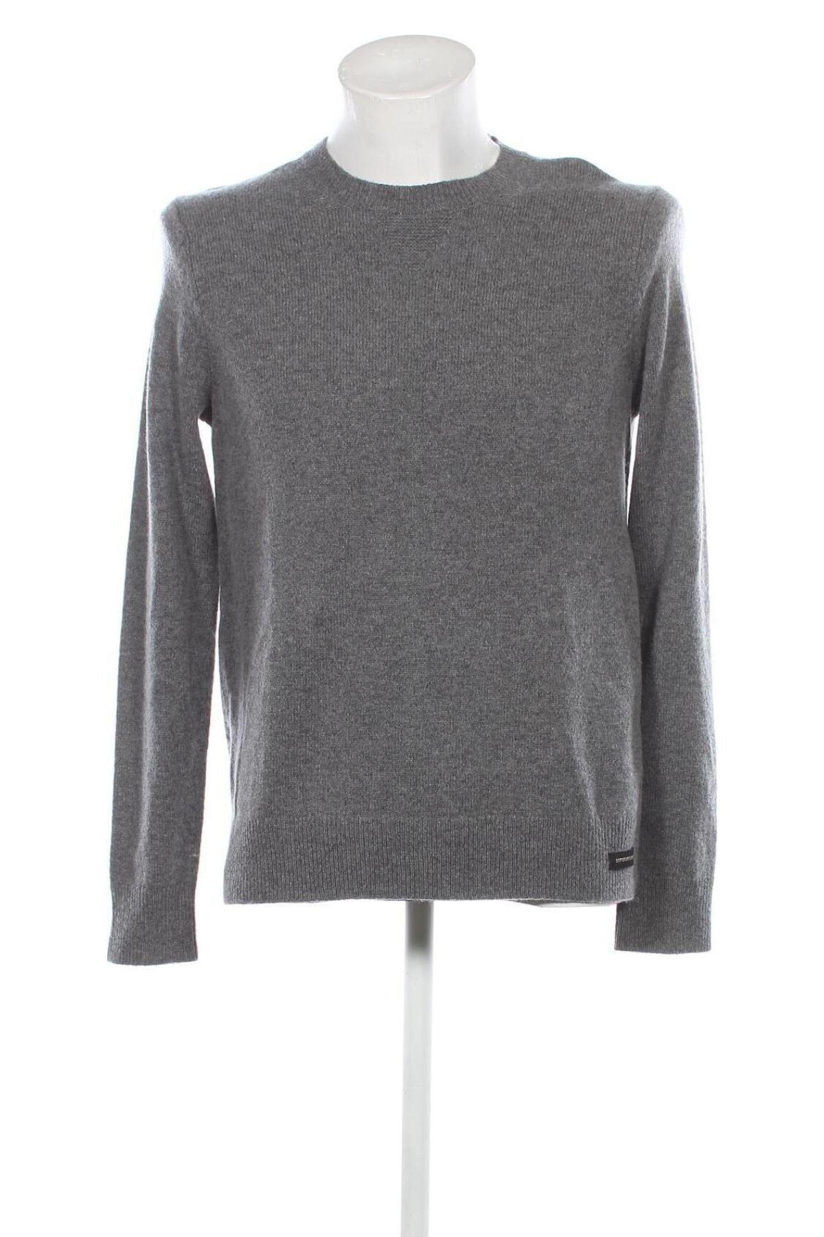 Ανδρικό πουλόβερ Superdry, Μέγεθος M, Χρώμα Γκρί, Τιμή 11,47 €