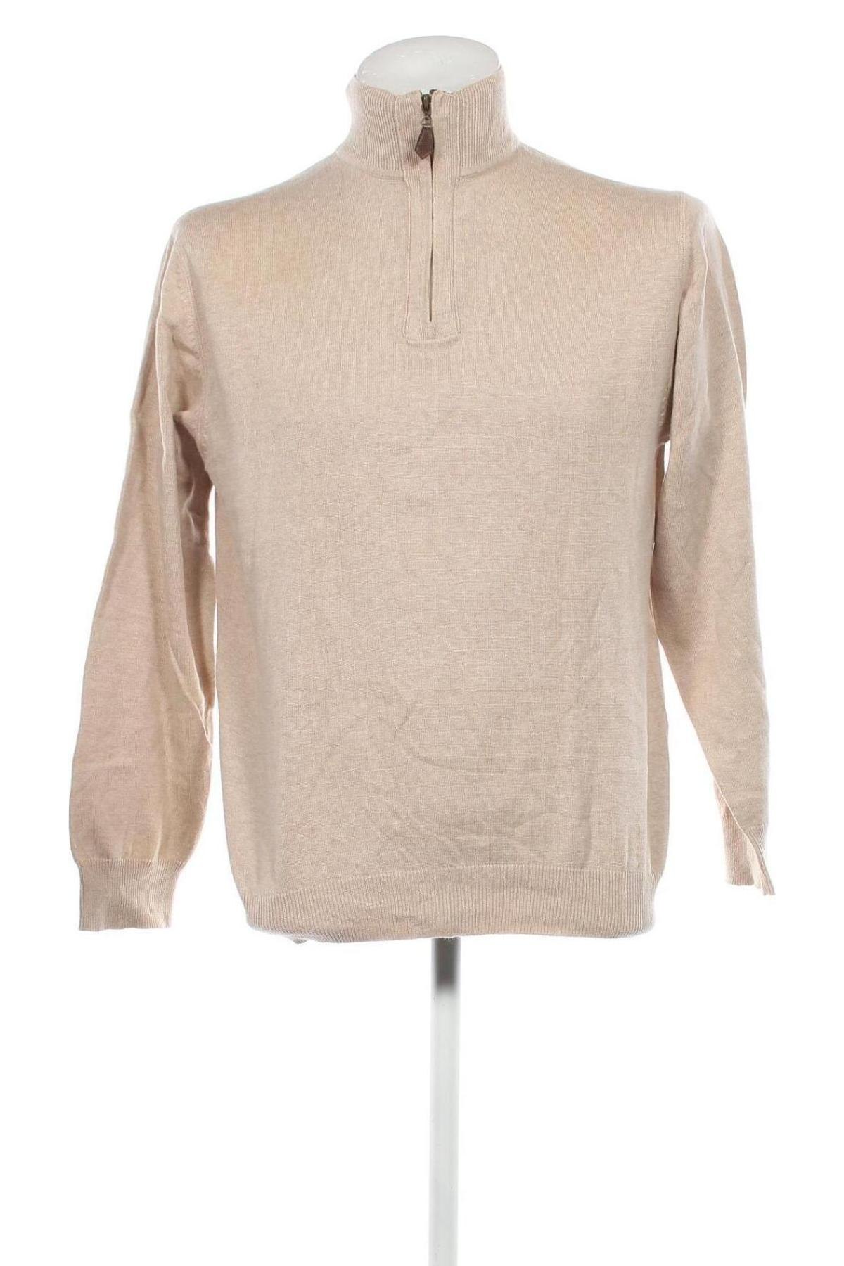 Мъжки пуловер TCM, Размер M, Цвят Бежов, Цена 6,96 лв.