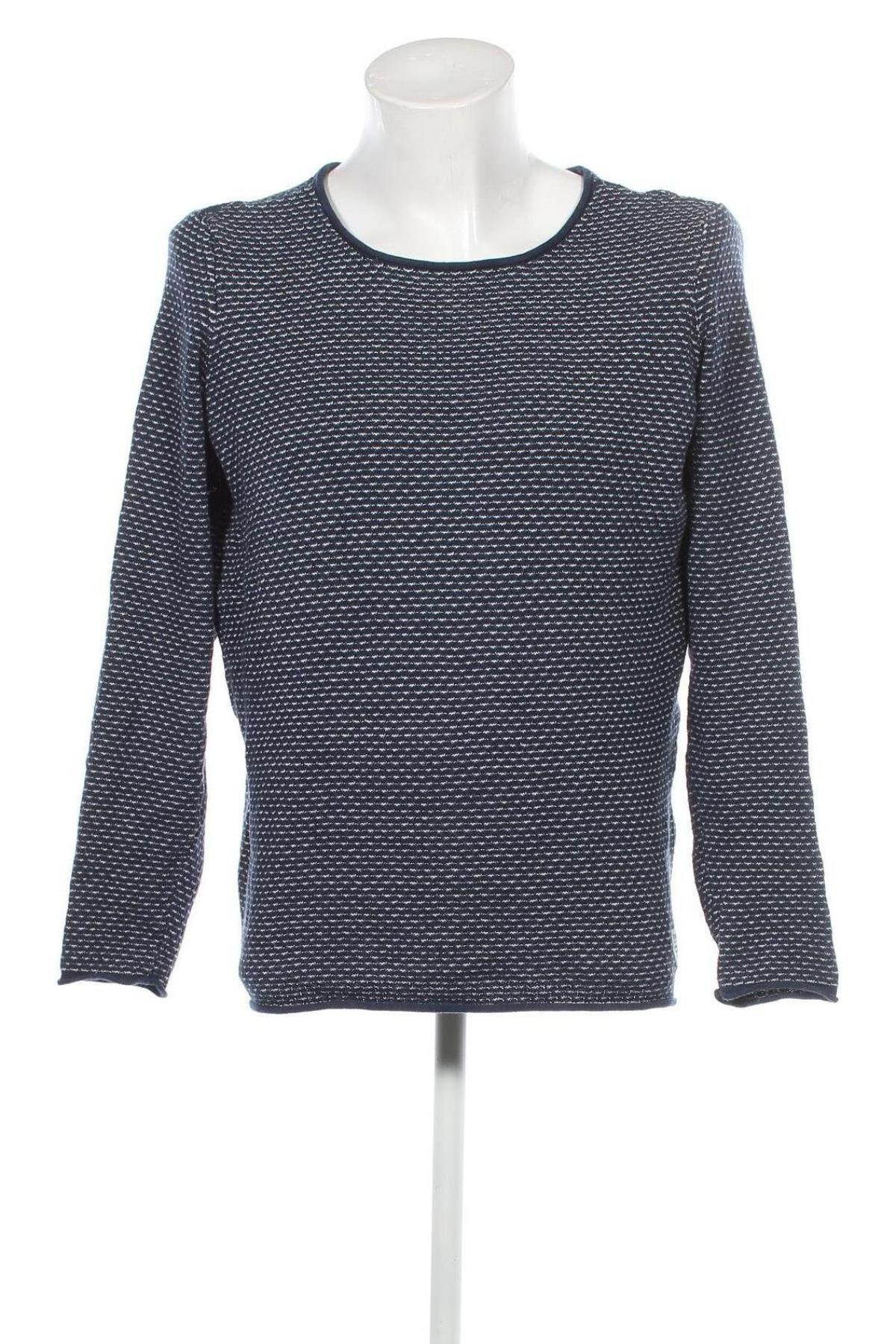 Мъжки пуловер Tom Tailor, Размер L, Цвят Син, Цена 17,34 лв.