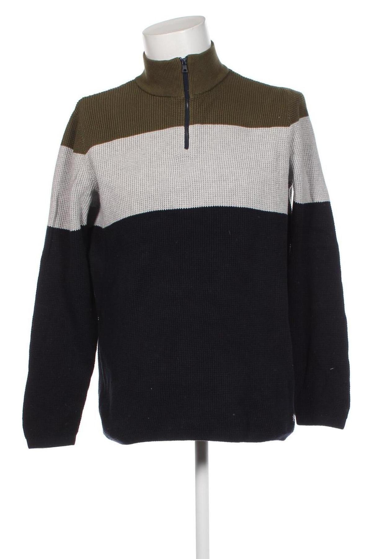 Мъжки пуловер Tom Tailor, Размер XXL, Цвят Многоцветен, Цена 18,02 лв.