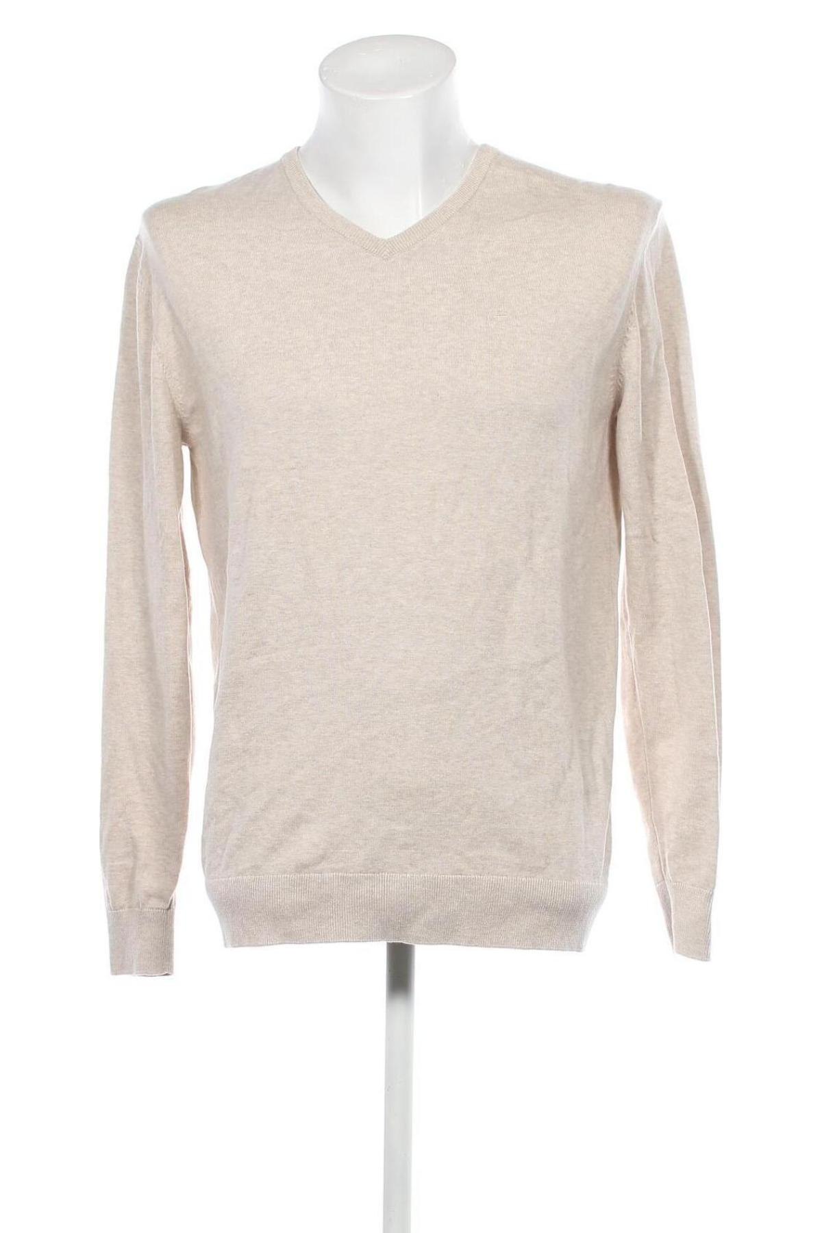 Ανδρικό πουλόβερ Tom Tailor, Μέγεθος XL, Χρώμα  Μπέζ, Τιμή 9,46 €