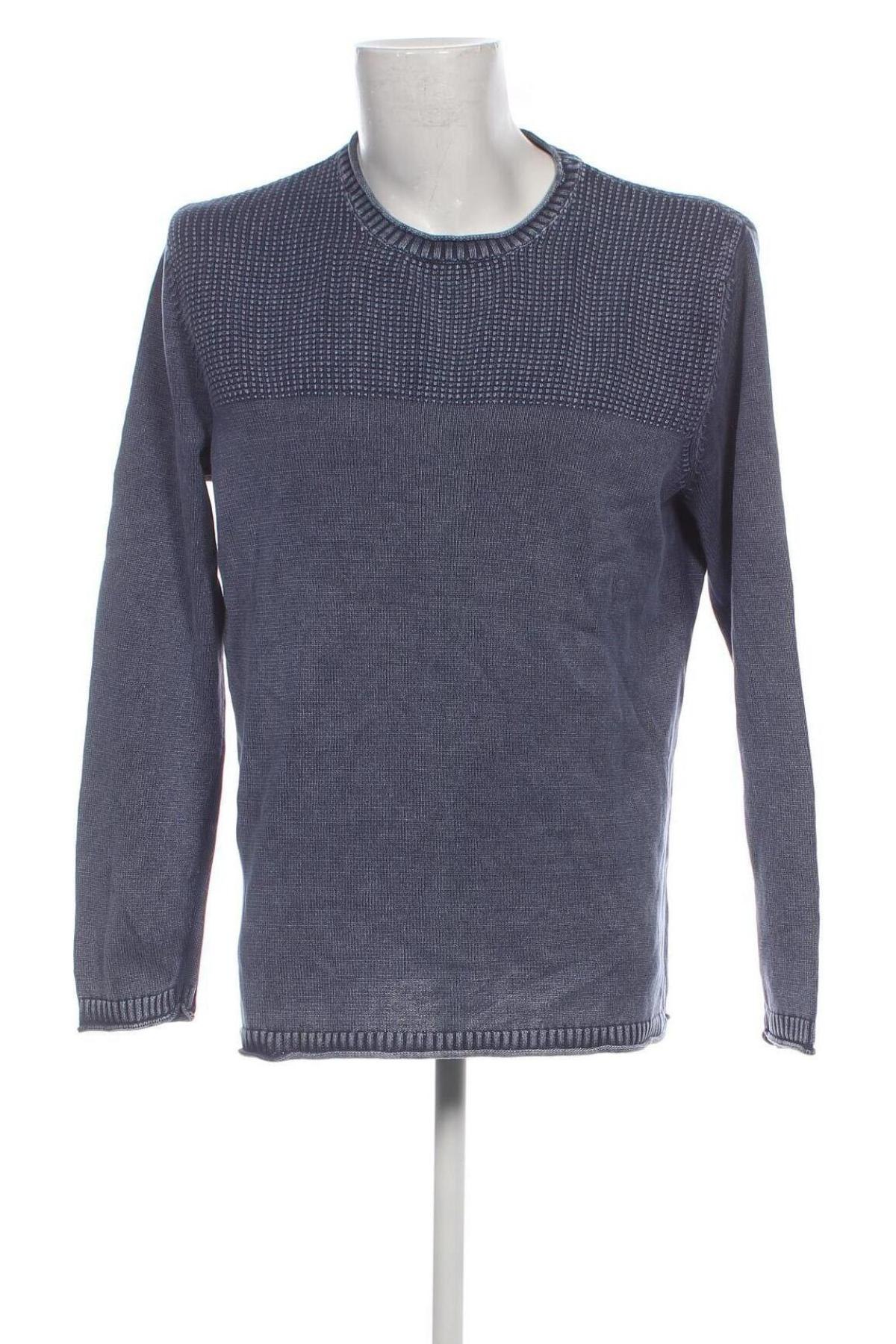 Мъжки пуловер Tom Tompson, Размер XL, Цвят Син, Цена 15,66 лв.