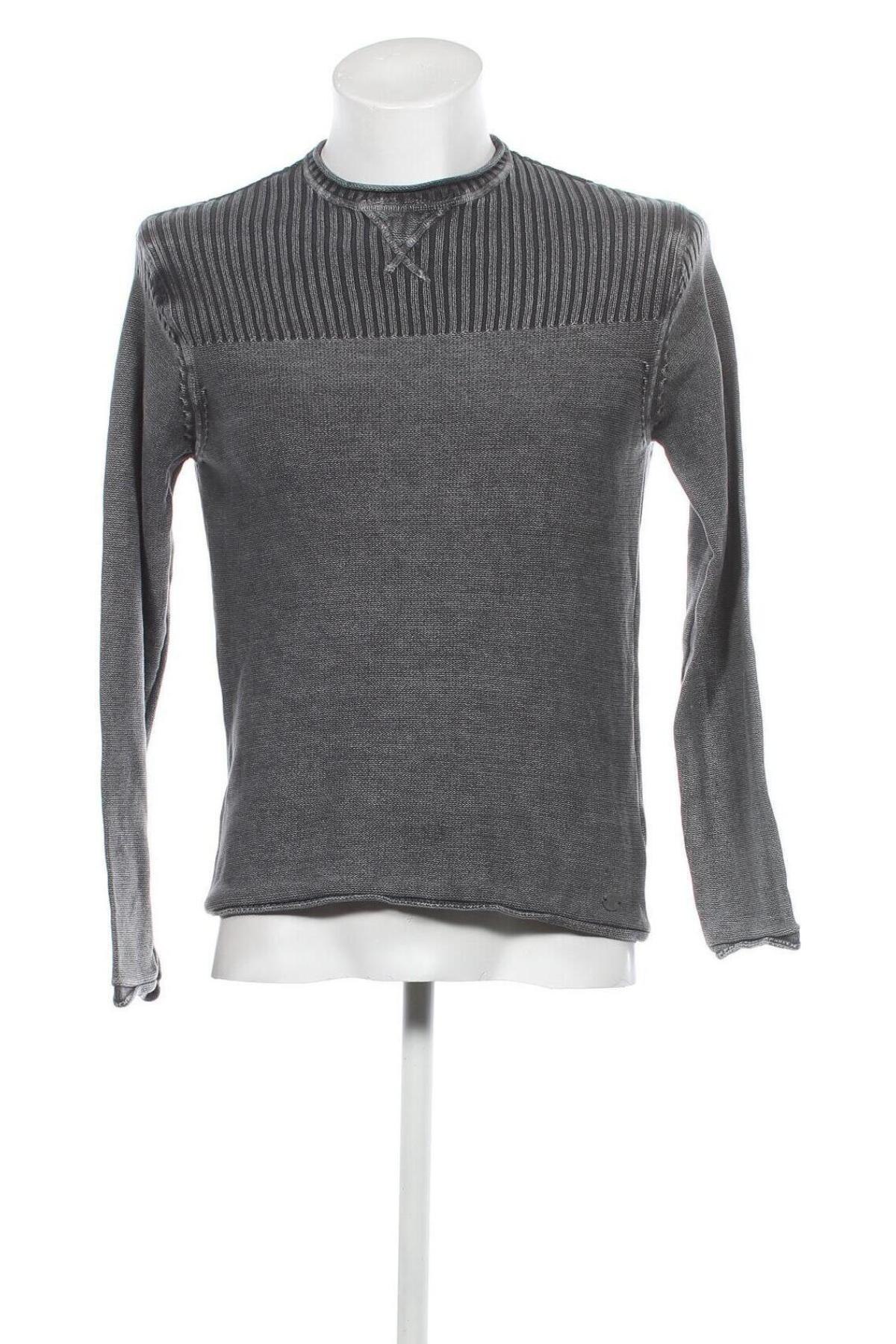 Herrenpullover Tom Tompson, Größe M, Farbe Grau, Preis 8,27 €