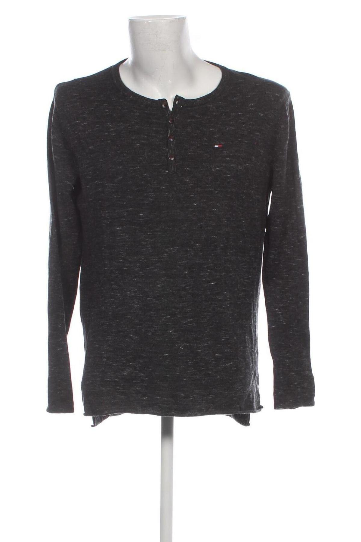 Мъжки пуловер Tommy Hilfiger, Размер L, Цвят Сив, Цена 43,20 лв.