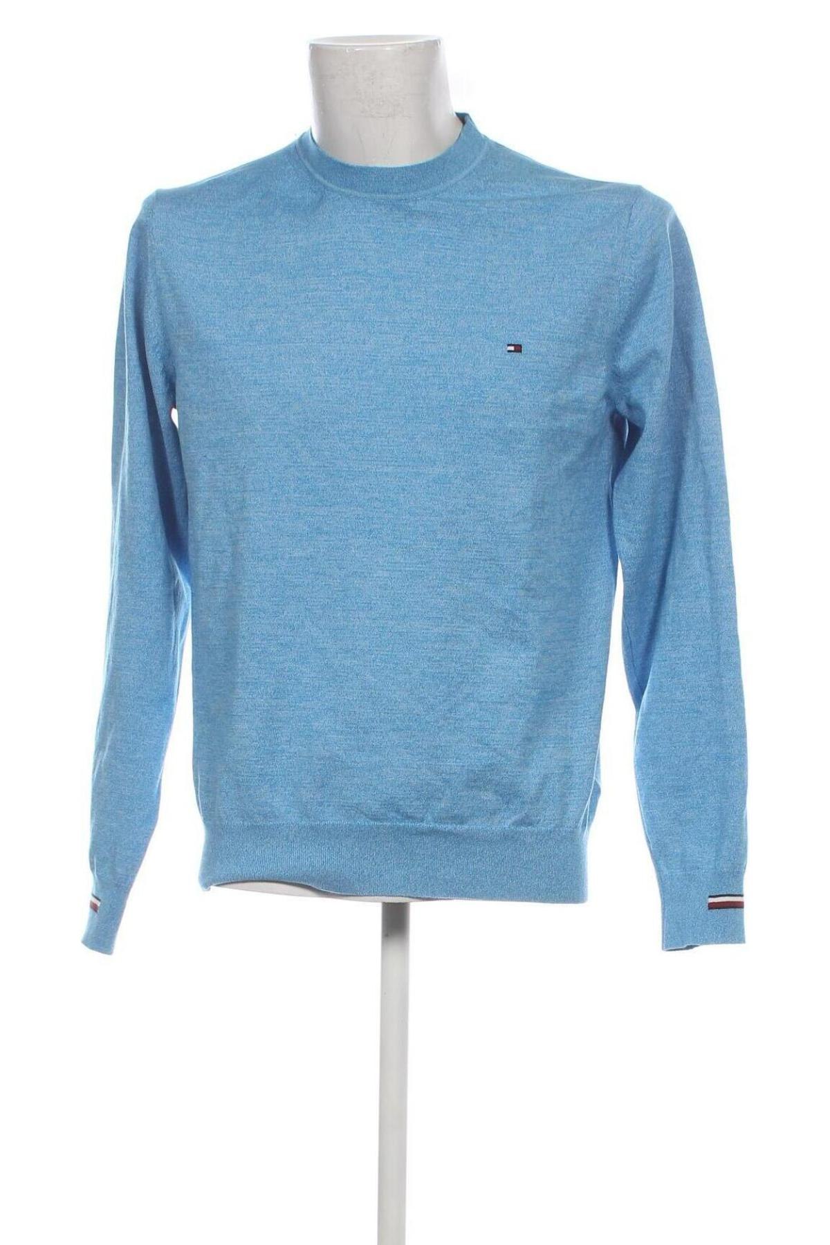Мъжки пуловер Tommy Hilfiger, Размер L, Цвят Син, Цена 132,60 лв.