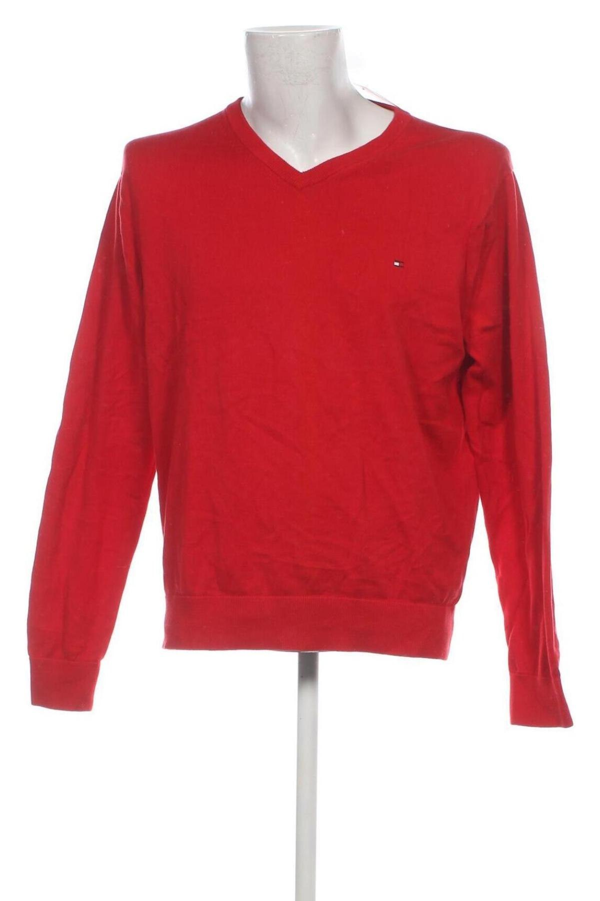 Ανδρικό πουλόβερ Tommy Hilfiger, Μέγεθος XXL, Χρώμα Κόκκινο, Τιμή 40,38 €