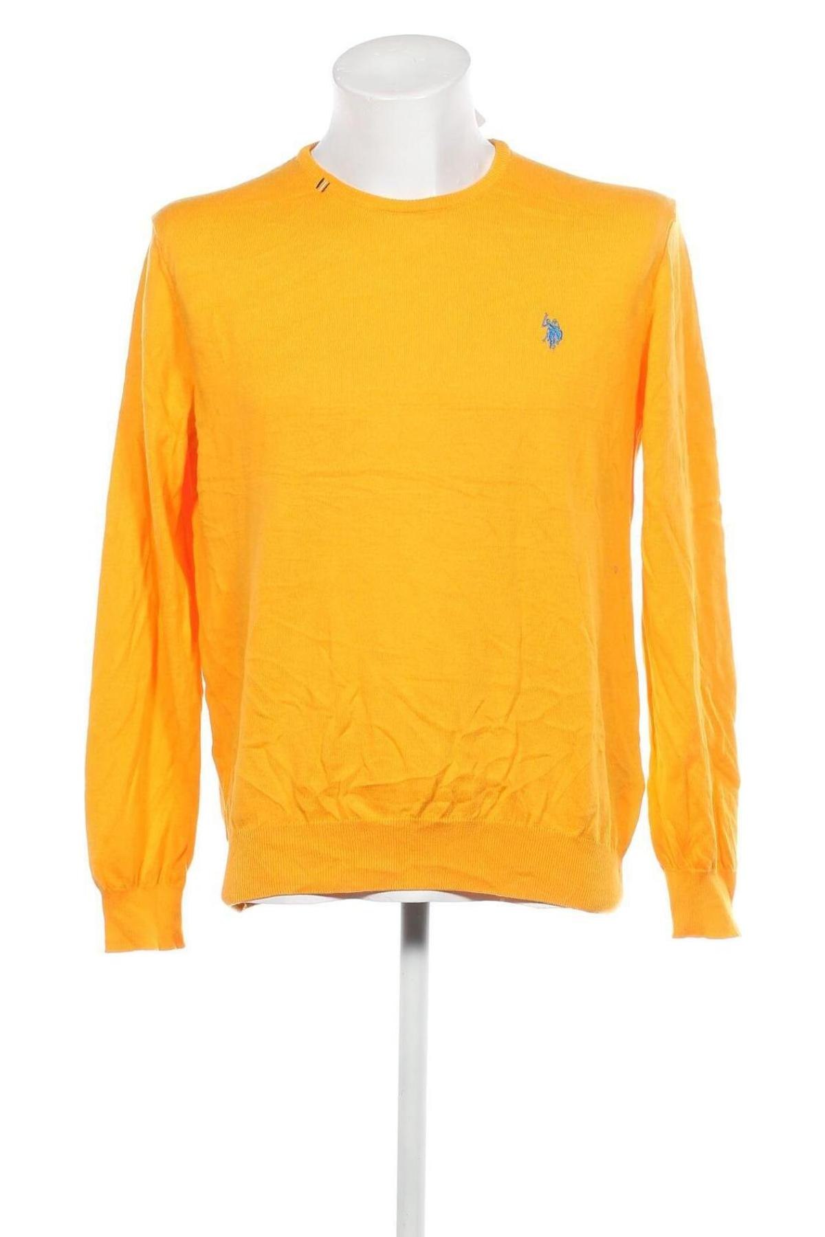 Ανδρικό πουλόβερ U.S. Polo Assn., Μέγεθος XL, Χρώμα Κίτρινο, Τιμή 29,91 €