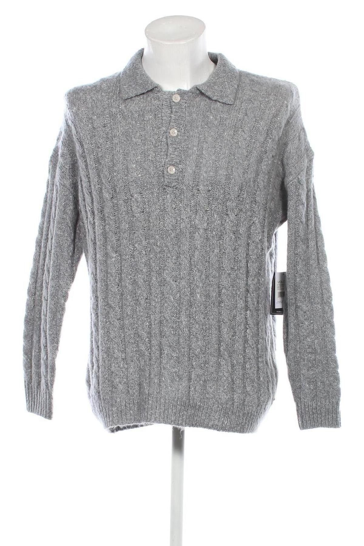 Ανδρικό πουλόβερ Volcom, Μέγεθος S, Χρώμα Γκρί, Τιμή 28,86 €