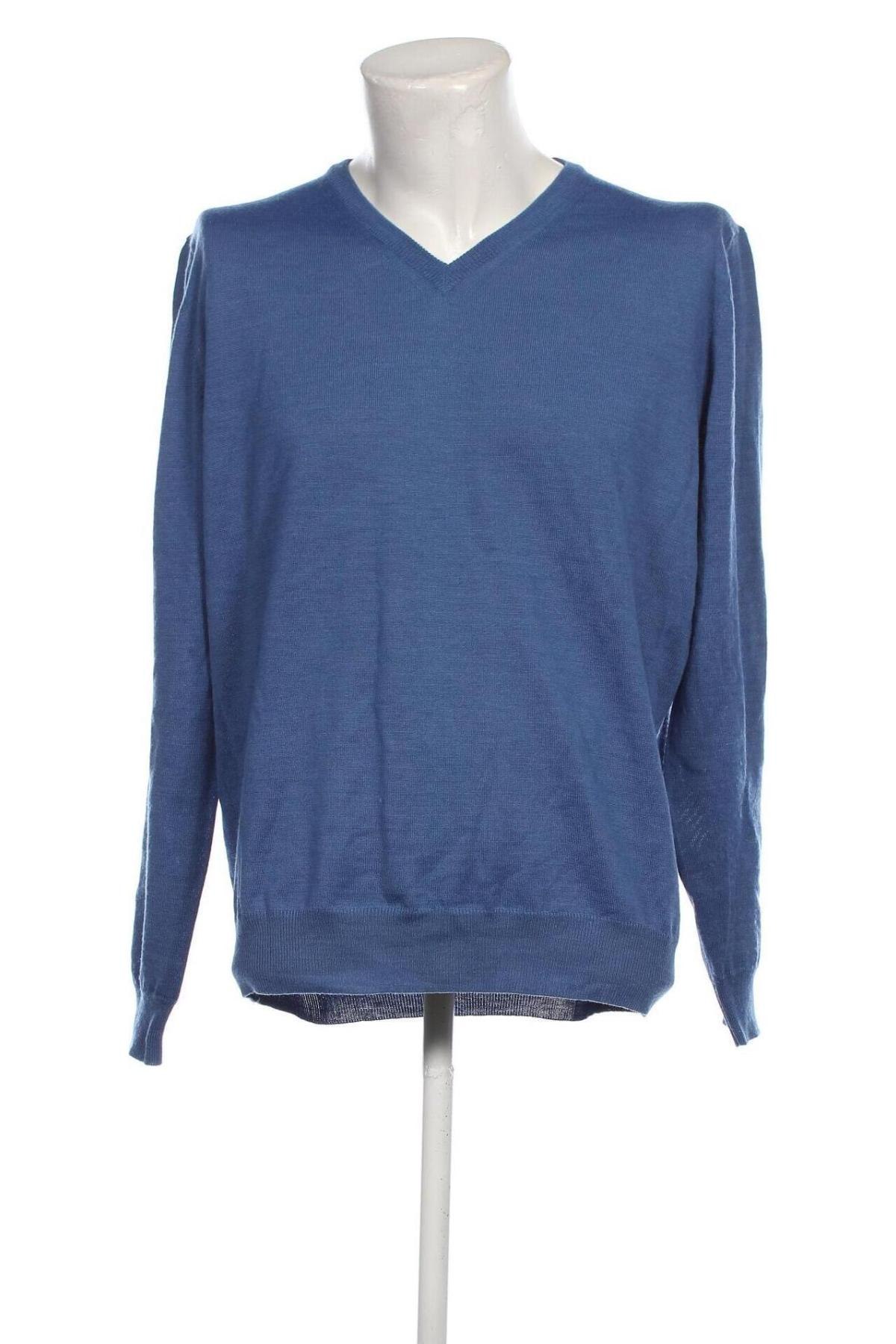Мъжки пуловер Walbusch, Размер XL, Цвят Син, Цена 37,20 лв.