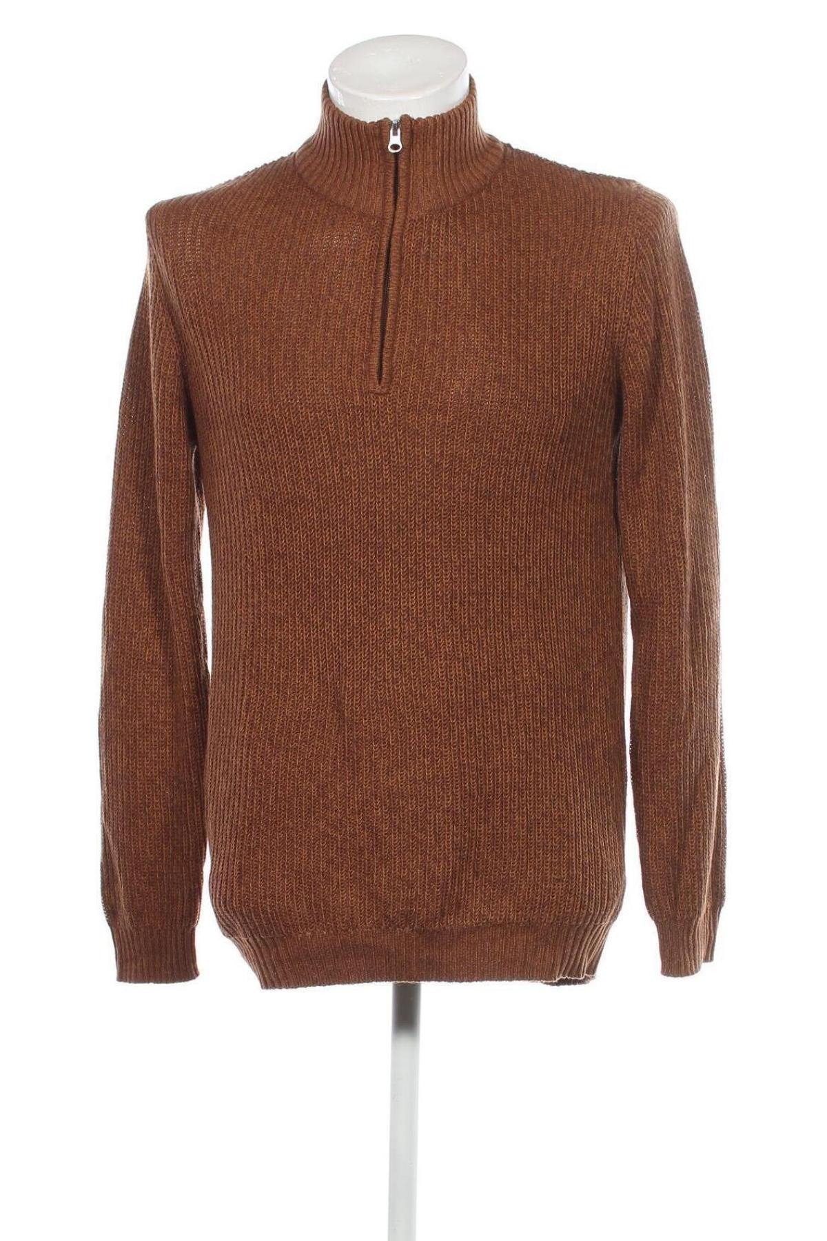 Мъжки пуловер Watson's, Размер M, Цвят Кафяв, Цена 7,14 лв.