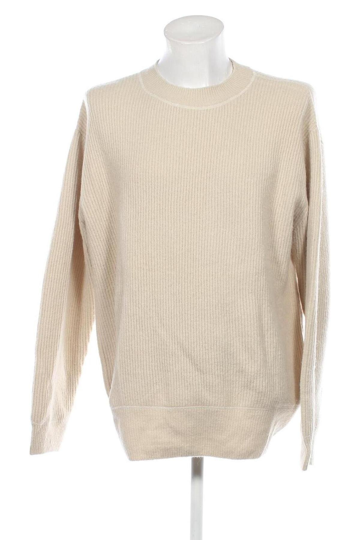 Herrenpullover Weekday, Größe XL, Farbe Beige, Preis 6,08 €