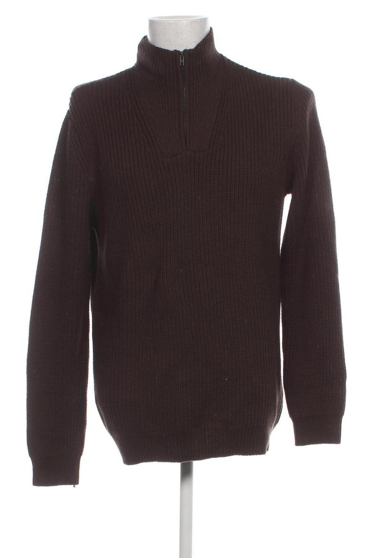 Мъжки пуловер Wrangler, Размер L, Цвят Кафяв, Цена 56,00 лв.