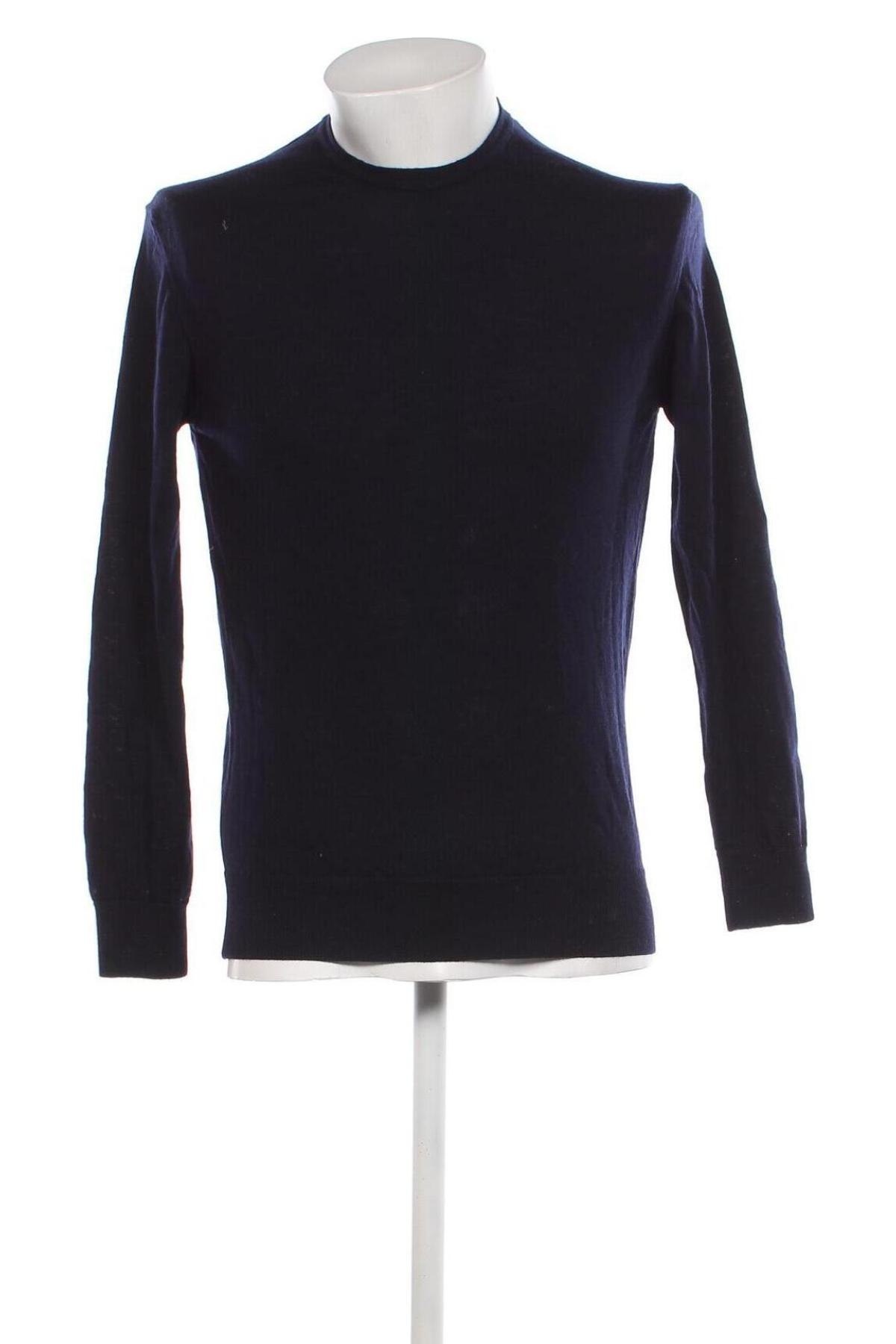 Ανδρικό πουλόβερ Zara, Μέγεθος M, Χρώμα Μπλέ, Τιμή 9,50 €