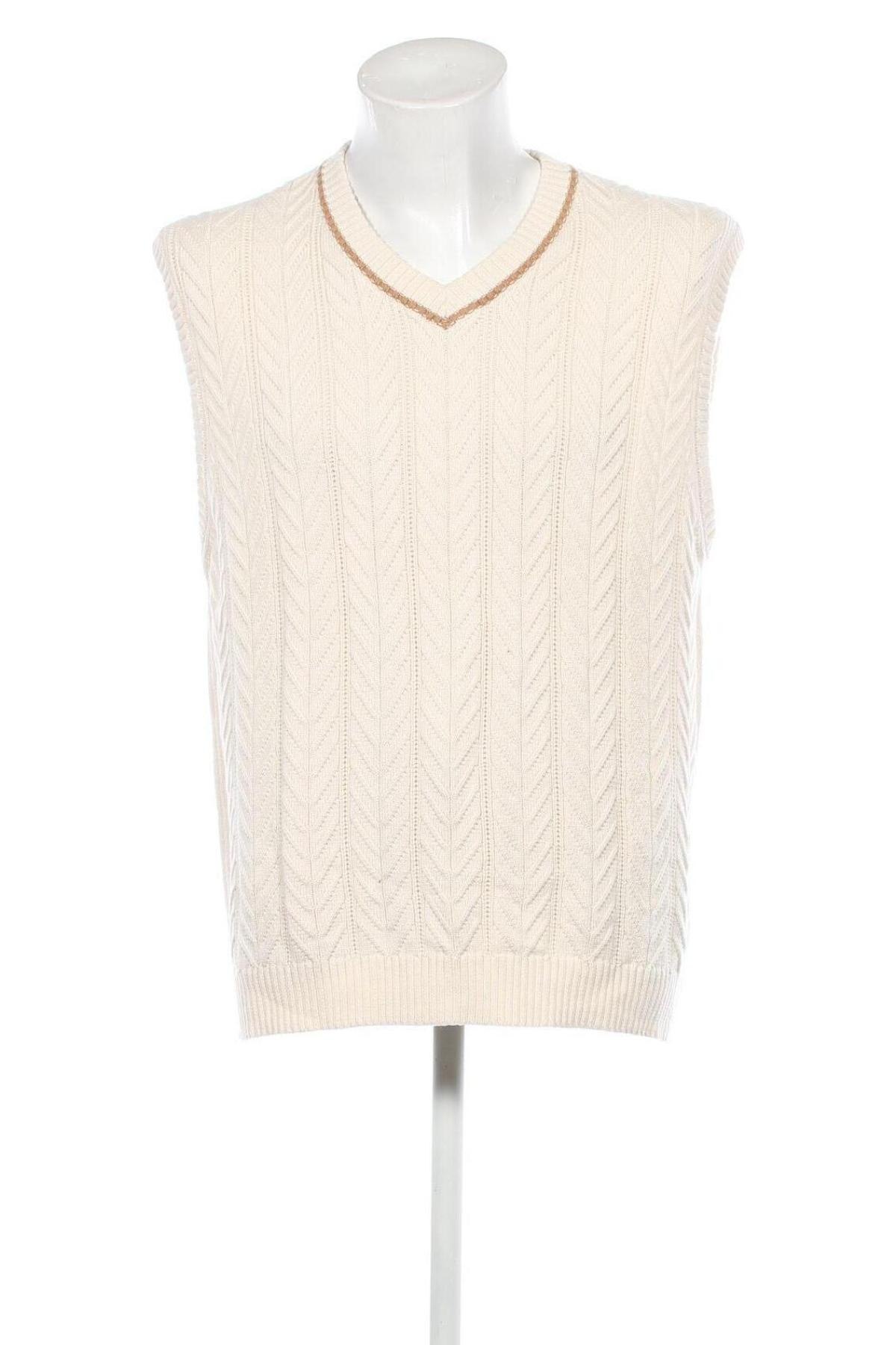 Мъжки пуловер Zara, Размер XL, Цвят Екрю, Цена 14,40 лв.